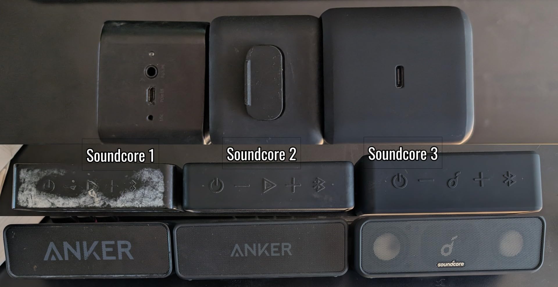 Soundcore Anker 3 Portable Bluetooth Speaker - Wireless, IPX7 Waterproof, 24H Playtime, Pure Titanium Diaphragm Drivers, PartyCast, BassUp, Custom EQ App customer photo 1