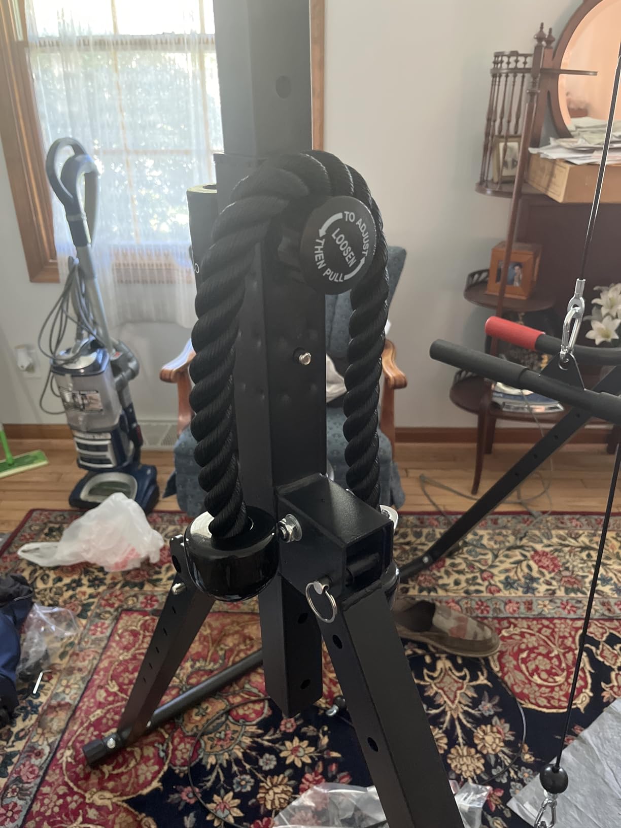 Mikolo Fitness LAT and Lift Pulley System, Dual Cable Machine(70'' and 90'') with Upgraded Loading Pin for Triceps Pull Down, Biceps Curl, Back, Forearm, Shoulder-Home Gym Equipment(Patent) customer photo 2