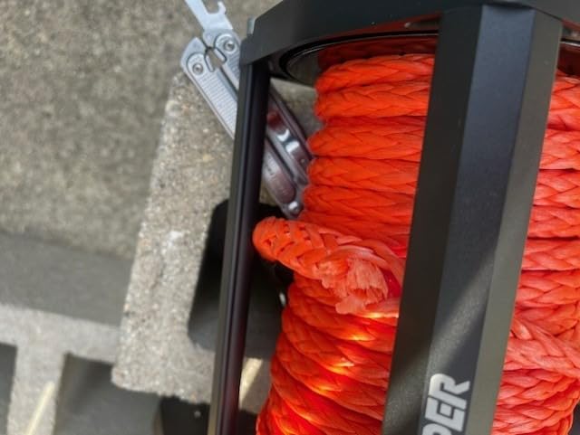 ZESUPER 9500 lb Load Capacity Electric Winch, 12V Waterproof IP68 Winch with Wireless Handheld Remotes, Wired Switch, Hawse Fairlead, 80ft Synthetic Rope Winches for Jeep Trailer Truck Off-Road Vehicle customer photo 2