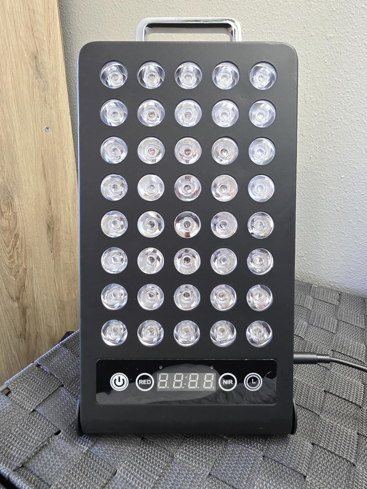 BestQool Red Light Therapy, Dual Chip 660nm 850nm Elite Grade Red Light Therapy for Face, Portable Infrared Light Therapy for Body, Red Infrared Light Device, LED Light Therapy Panel. 50W. customer photo 1