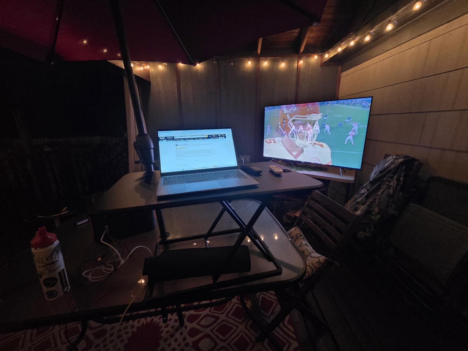 VIVO Ultra-Slim Single Top Height Adjustable Standing Desk Riser, Compact Sit Stand Desktop Converter for Monitor or Laptop, Black, DESK-V001J customer photo 2