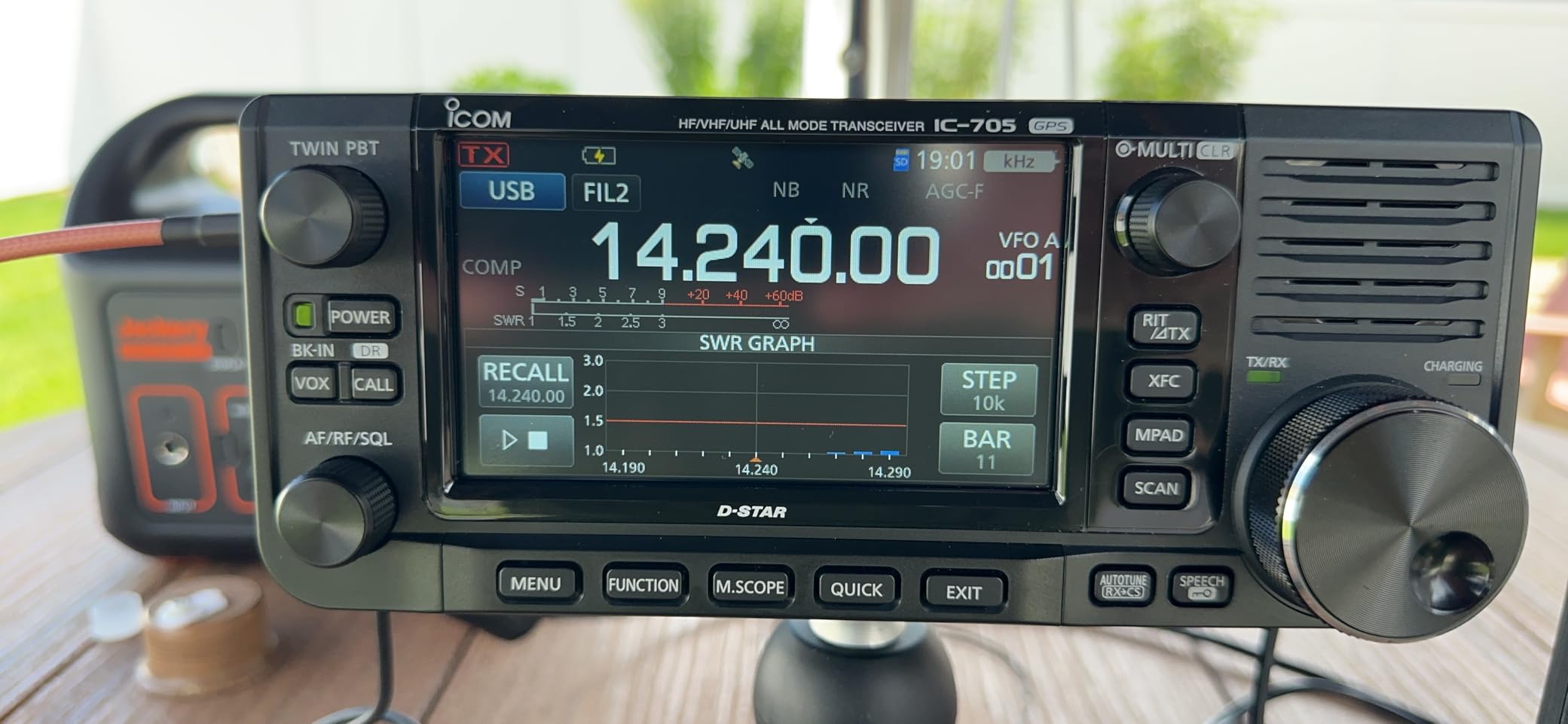 Portable Laser-Engraved GRA-7350T HF Antenna | Telescopic 3.5 MHz to 50 MHz with PL259 Connector | Lightweight Durable Ham Radio Solution customer photo 2