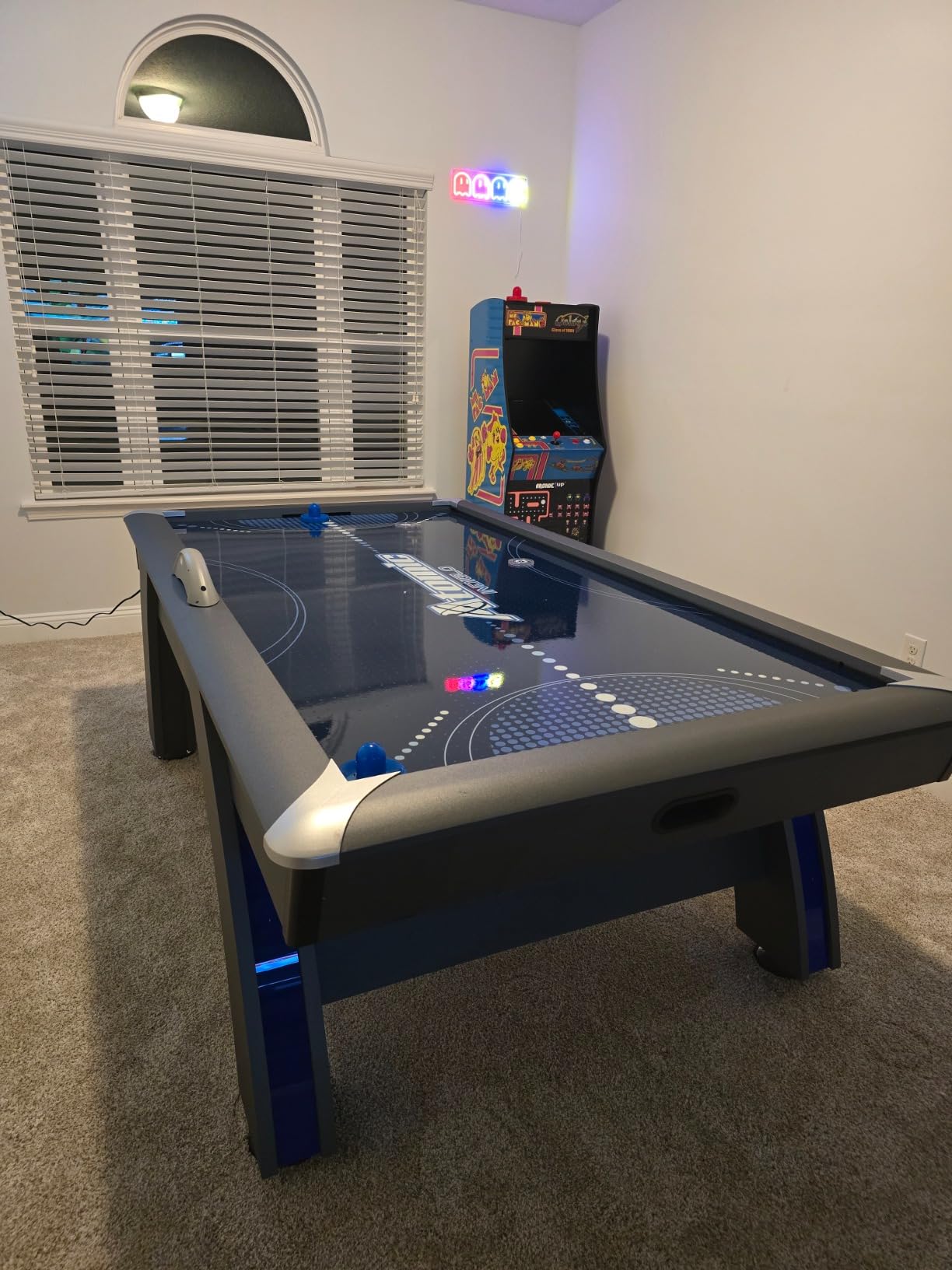 Atomic Avenger 8 Foot Air Hockey Table with LED Scoring customer photo 1