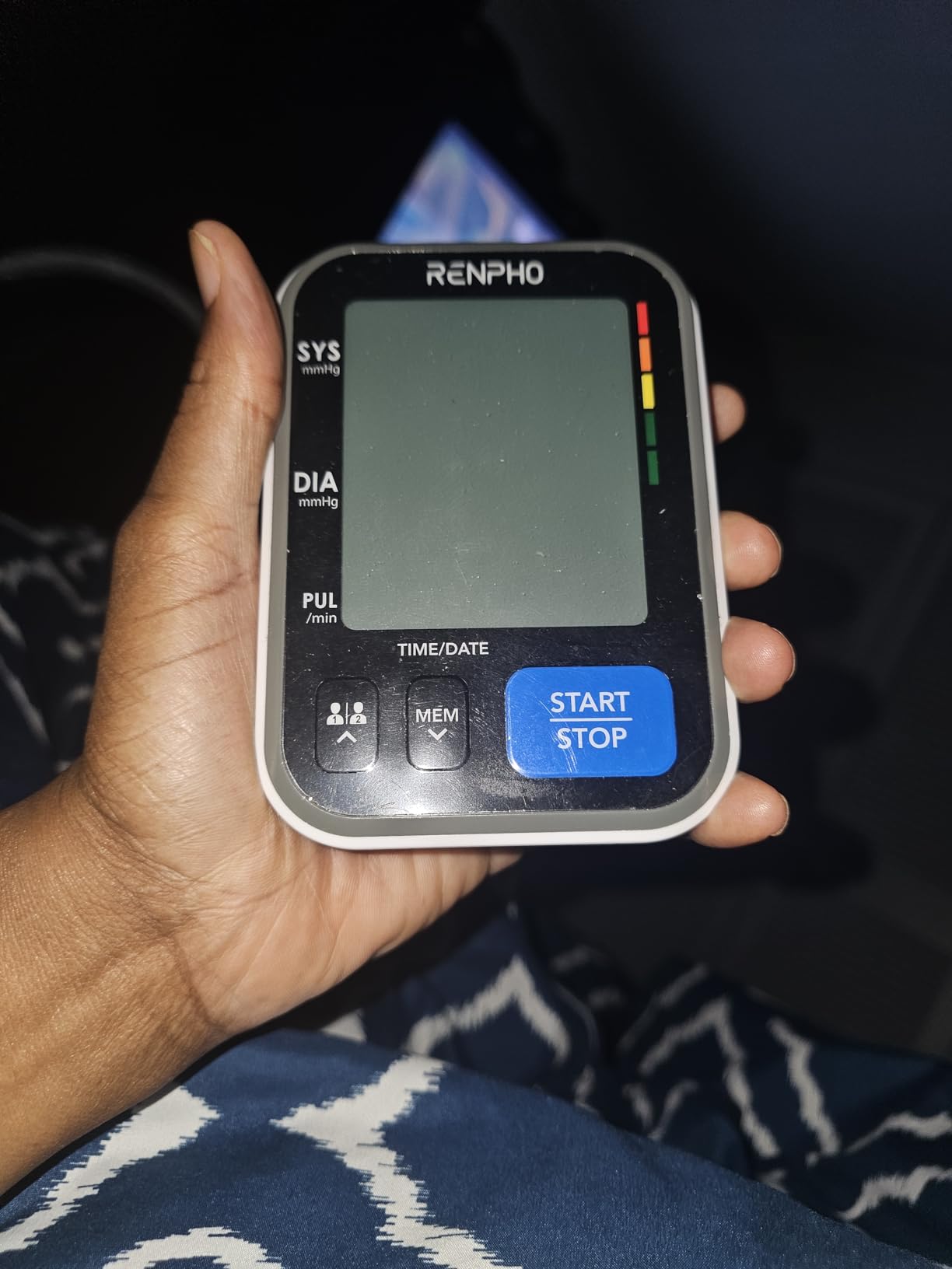 RENPHO Smart Blood Pressure Monitor for Home Use, Bluetooth BP Machine with Wide Range Cuff for Large Size Adult Arms, Muti-Users, Data Storage, Family Supplies customer photo 1
