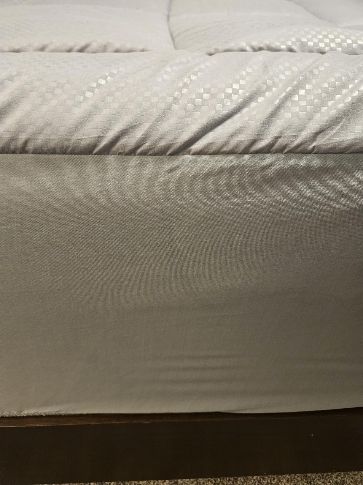MATBEBY King Size Mattress Pad - Cooling Breathable Mattress Topper, Quilted Fitted Mattress Protector, Pillow Top Mattress Cover with 8-21
