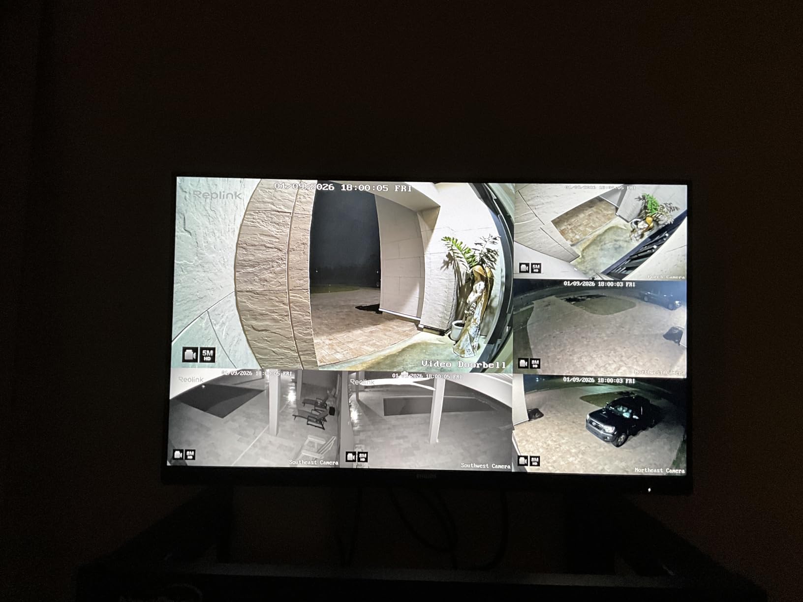 REOLINK Wired Security Camera Outdoor, IP PoE Dome Surveillance Camera, Smart Human/Vehicle/Animal Detection, Work with Smart Home, 100ft 5MP HD IR Night Vision, Up to 512GB microSD Card, RLC-520A customer photo 1