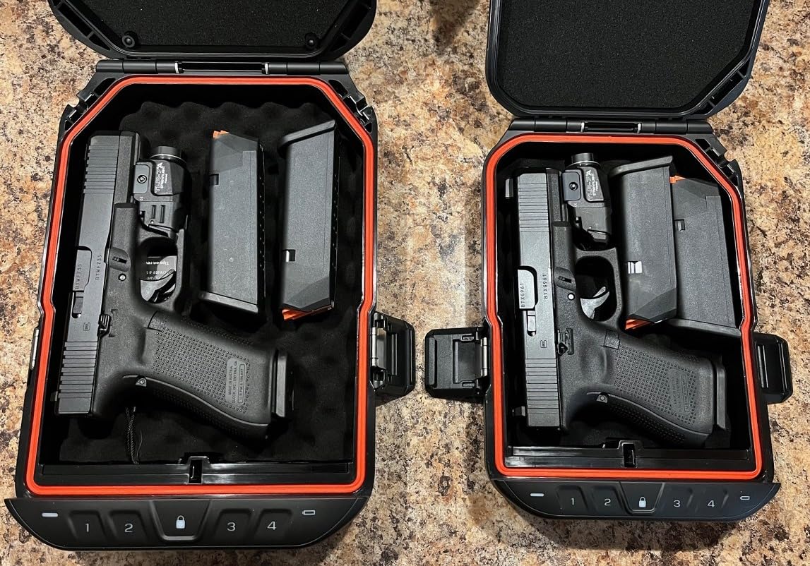 VAULTEK LifePod 20 Full-Size Lockable Weatherproof Case - Portable Travel Pistol Safe with Steel Security Cable customer photo 1