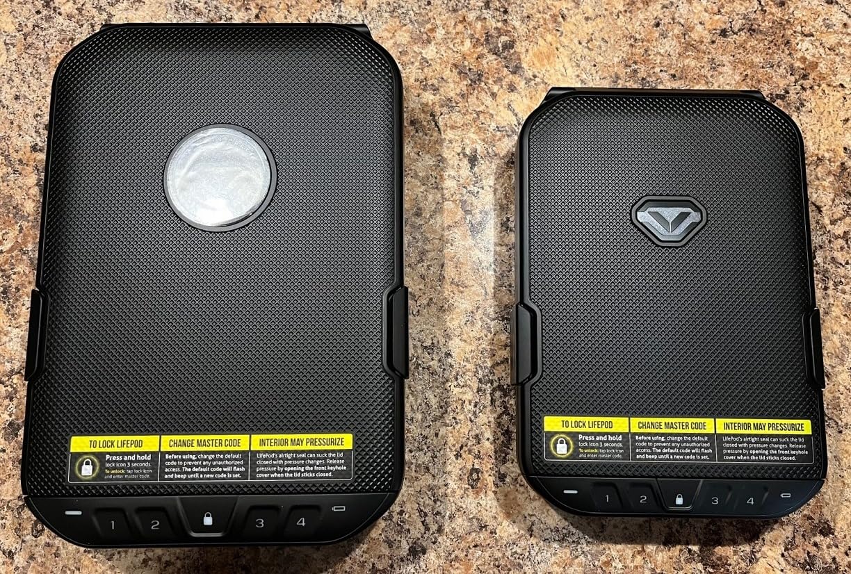 VAULTEK LifePod 20 Full-Size Lockable Weatherproof Case - Portable Travel Pistol Safe with Steel Security Cable customer photo 2
