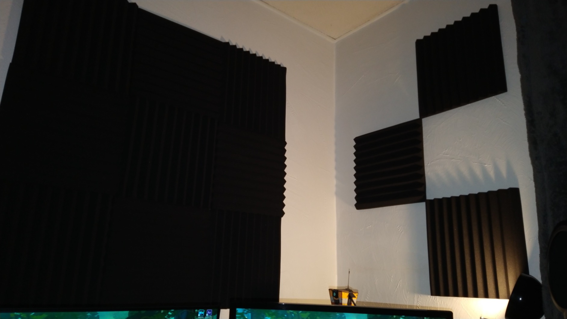 JBER 12 Pack Acoustic Foam Panels, Wedges Sound Proof Foam Panels for Walls customer photo 2