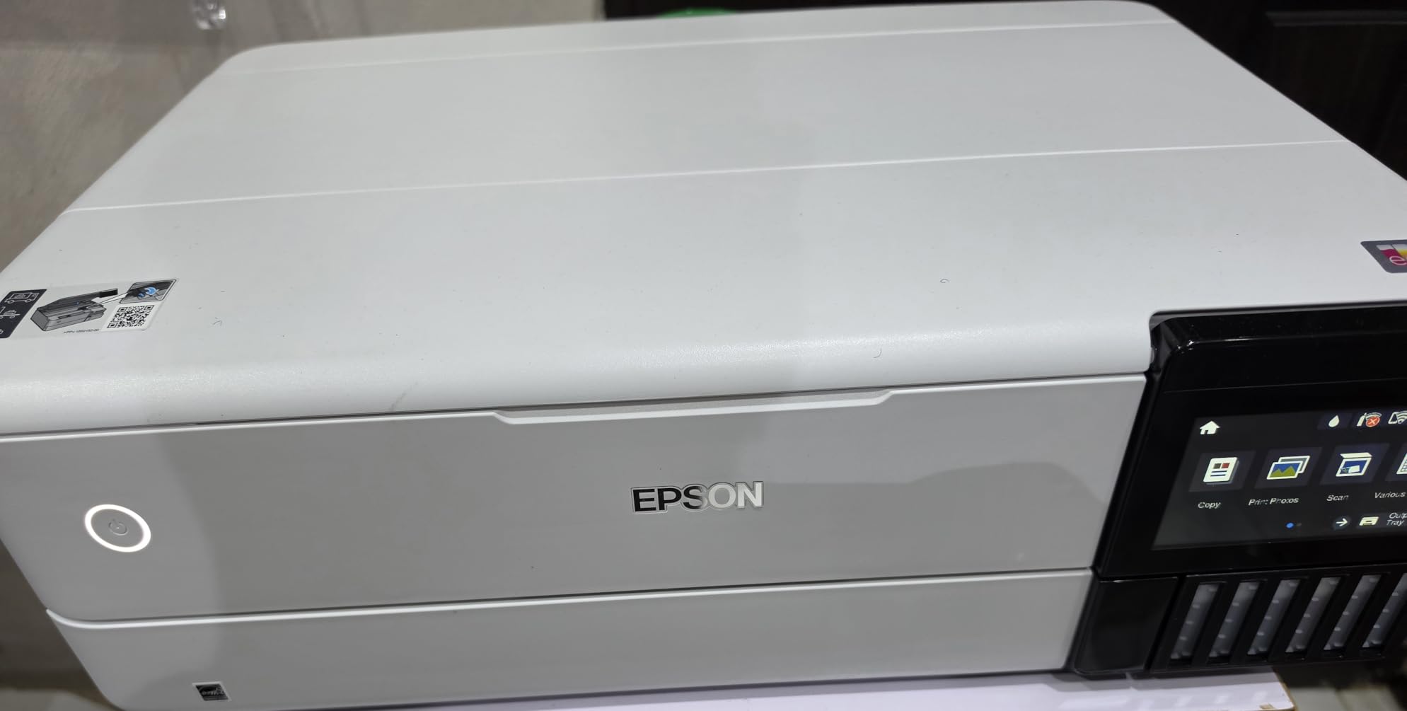 Epson EcoTank Photo ET-8550 Wireless Wide-format Color All-in-One Supertank Printer with Scanner Copier, Ethernet and 4.3-inch Colorfull Touchscreen customer photo 2