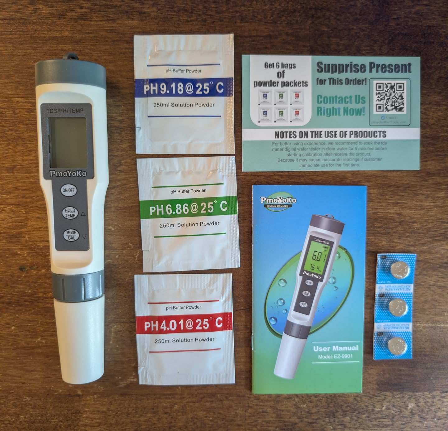 pH Meter, 3-in-1 TDS Meter Digital Water Tester with 0.01 High Precision, Water Tester for Drinking Water with 0-14 pH Test Range, TDS/Temp/pH Tester for Wine, Aquarium, Pool, Garden, Bath and Water customer photo 1