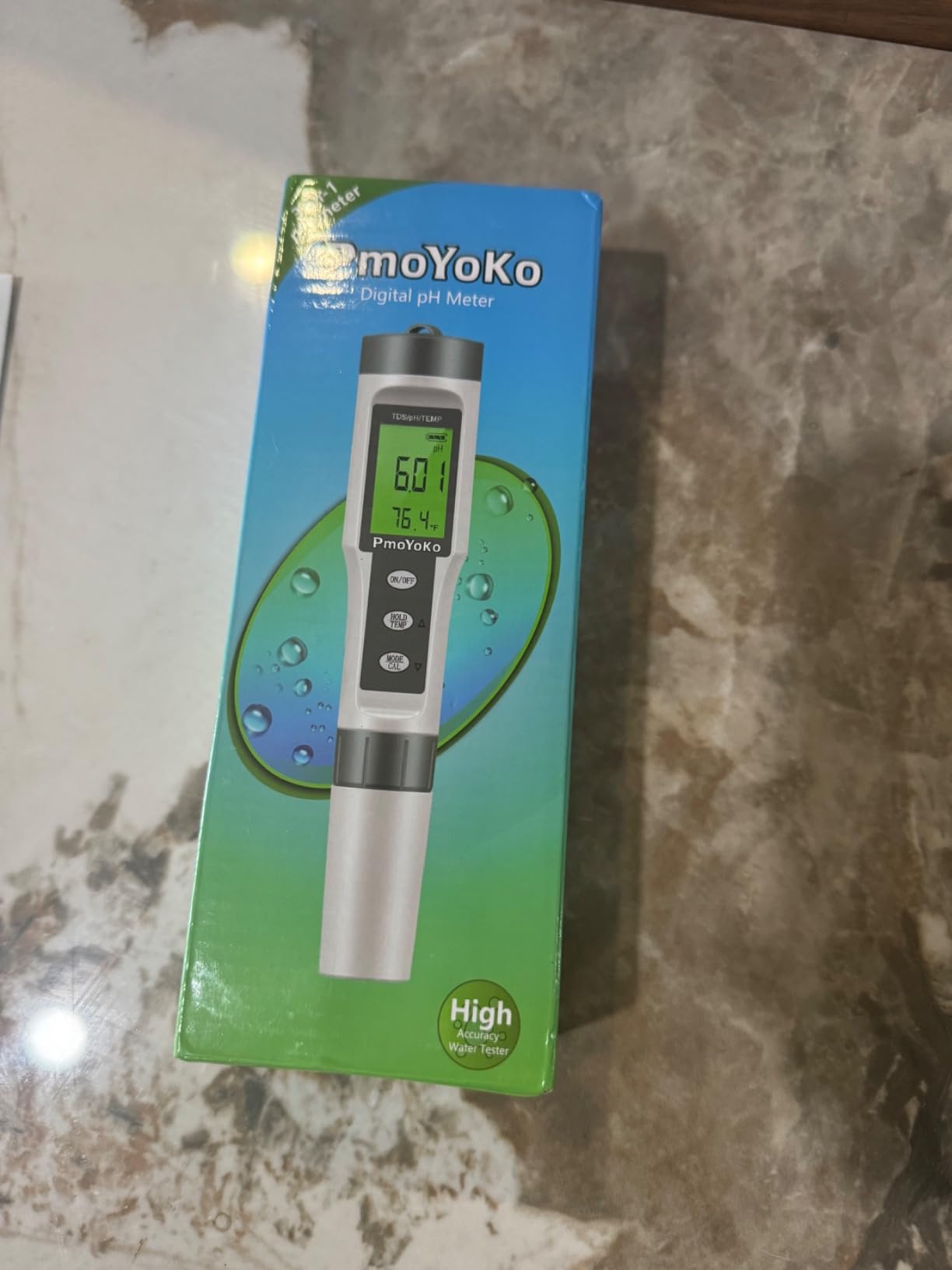 pH Meter, 3-in-1 TDS Meter Digital Water Tester with 0.01 High Precision, Water Tester for Drinking Water with 0-14 pH Test Range, TDS/Temp/pH Tester for Wine, Aquarium, Pool, Garden, Bath and Water customer photo 2