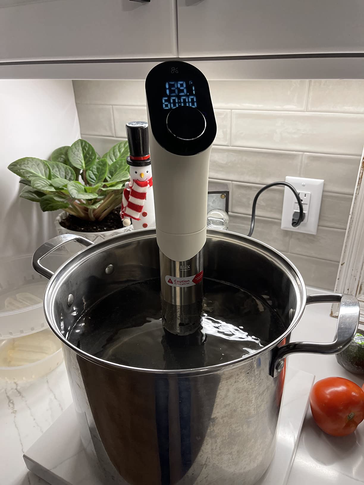 Kitchen Sous Vide Machine - Precision Cooker, Immersion Circulator, Brushless Motor, 1100 Watts (Onyx Black) customer photo 2