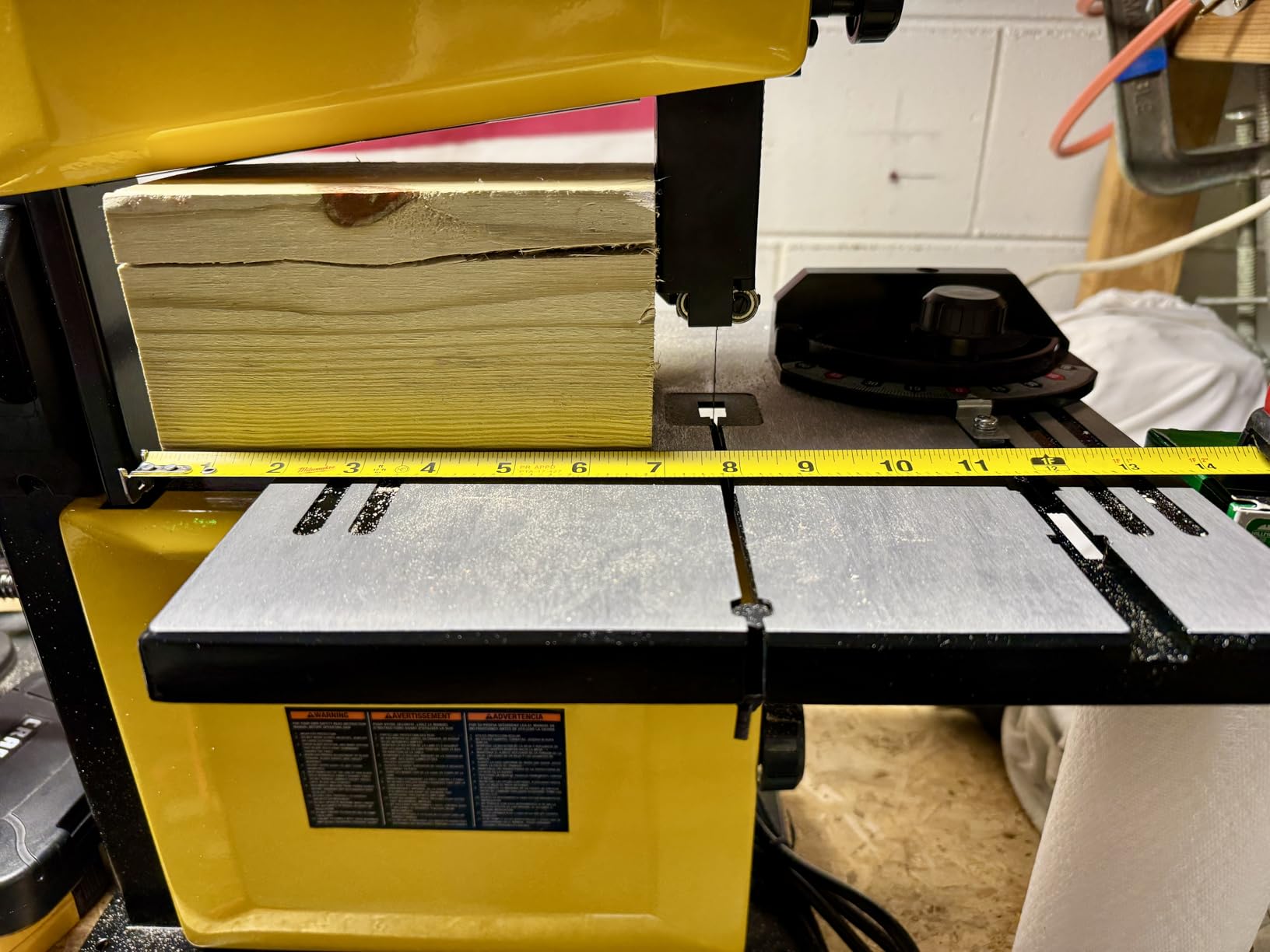 3-Amp 9-Inch Band Saw, 2500FPM Benchtop Bandsaw with Removable Safety Key, Cast Aluminum Table, Steel Base for woodworking customer photo 1