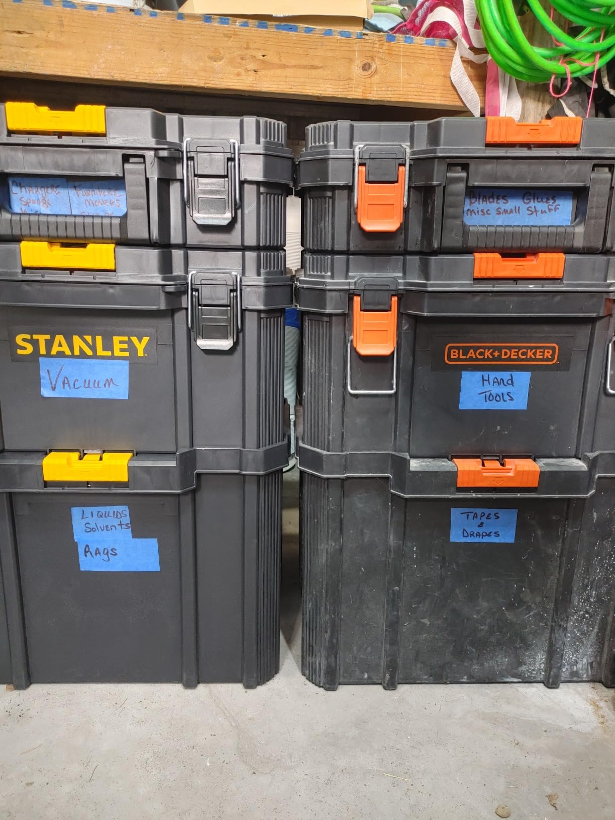 beyond by BLACK+DECKER BLACK+DECKER BDST60500APB Stackable Storage System - 3 Piece Set (Small, Deep Toolbox, and Rolling Tote) customer photo 2