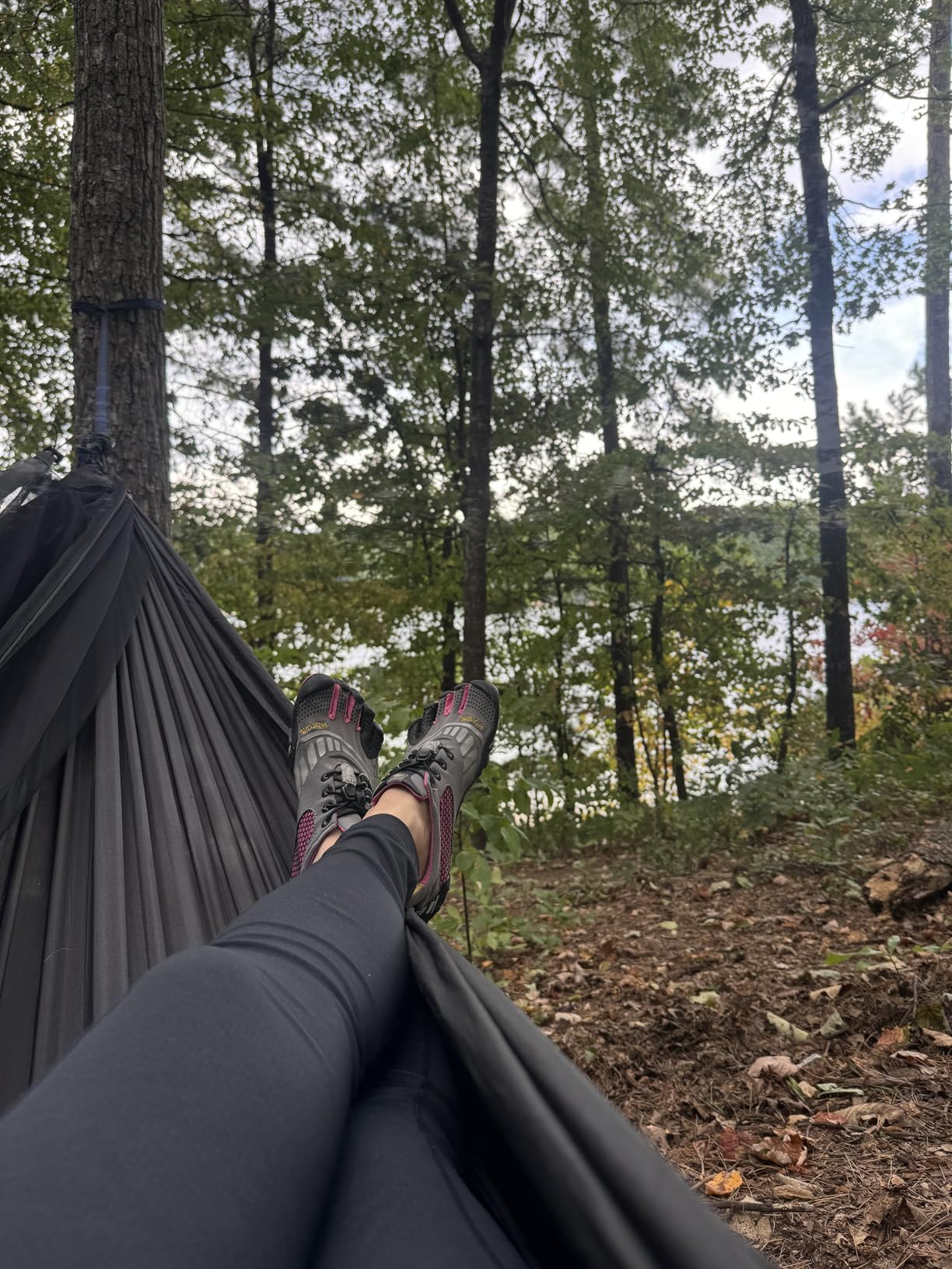 Sunyear Hammock Camping with Rain Fly Tarp and Net, Portable Camping Hammock Double Tree Hammock Outdoor Indoor Backpacking Travel & Survival, 2 Tree Straps,100% Waterproof customer photo 1