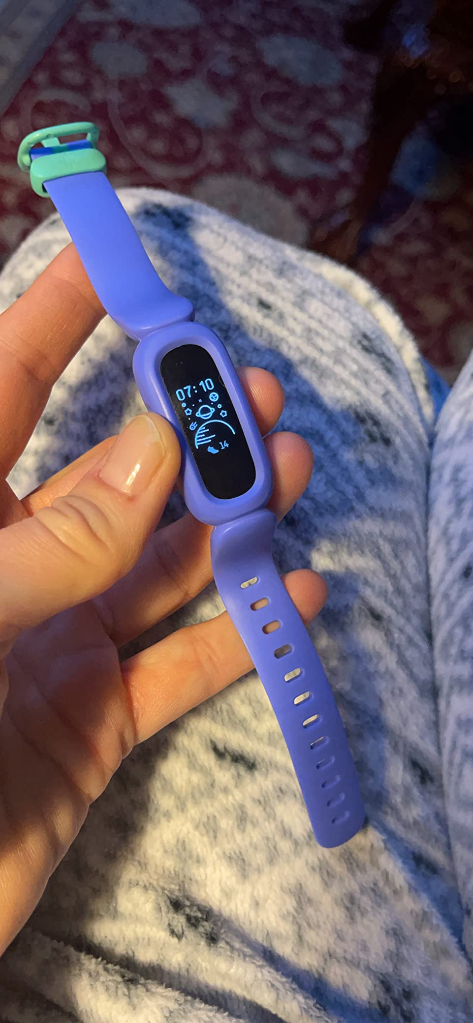 Fitbit Ace 3 Activity-Tracker for Kids 6+ One Size, Black/Racer Red customer photo 2