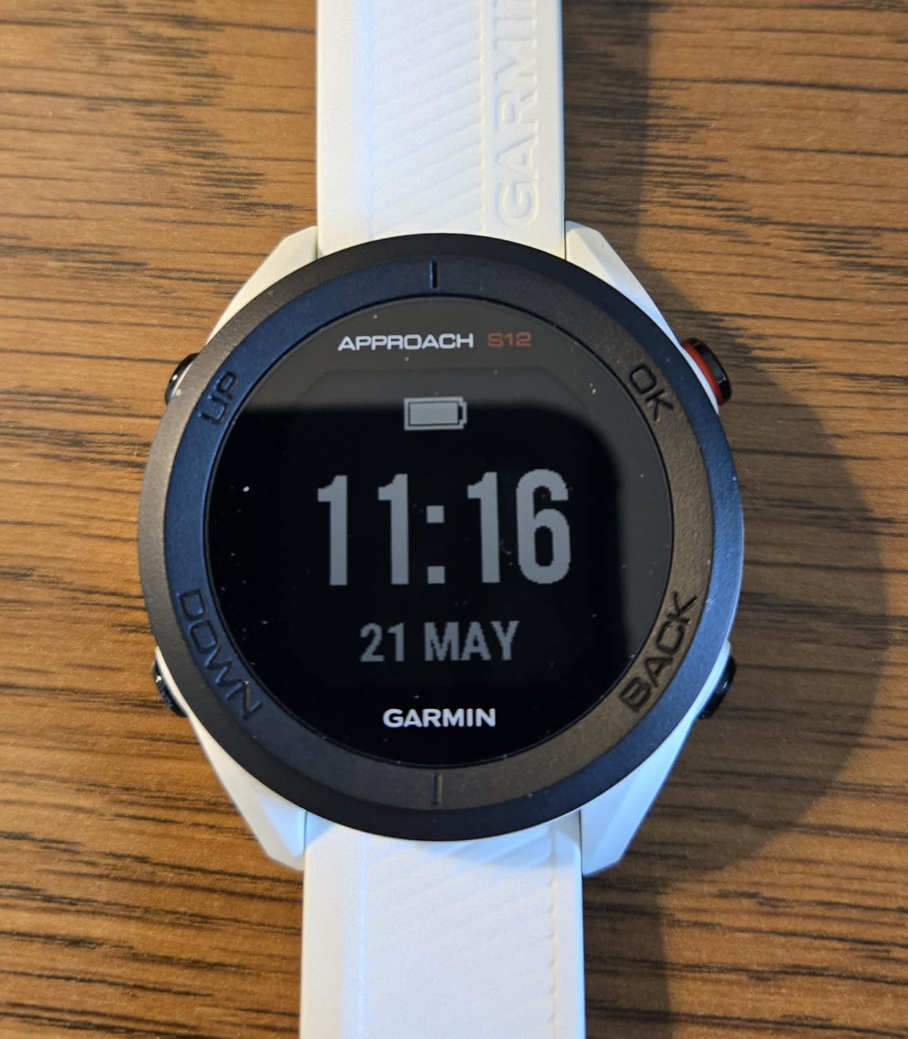 Garmin Approach S12, Easy-to-Use GPS Golf Watch, 42k+ Preloaded Courses, Black customer photo 1