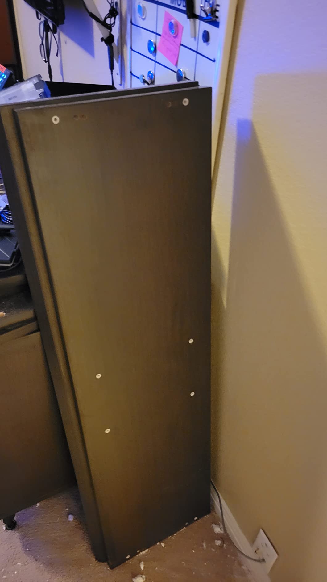 Gator Frameworks Elite Series 10U Studio Rack Desk with Slide-Out Tray and Rear Cable Passthrough, Dark Walnut Finish (GFW-ELITEDESKRK-BRN) customer photo 2