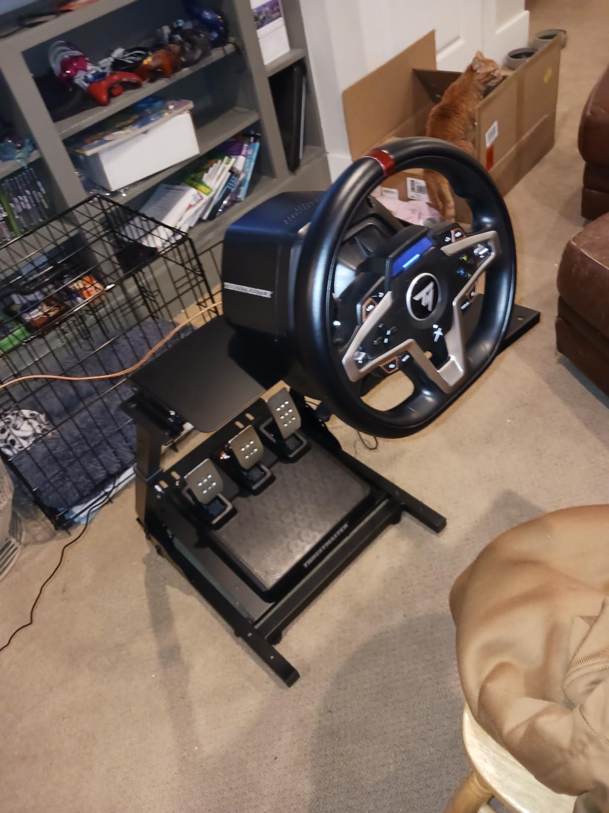 Thrustmaster T248 Racing Wheel & Magnetic Pedals for Xbox Series X|S, Xbox One & PC - Hybrid Drive Force Feedback, Magnetic Paddle Shifters and Interactive Display customer photo 1
