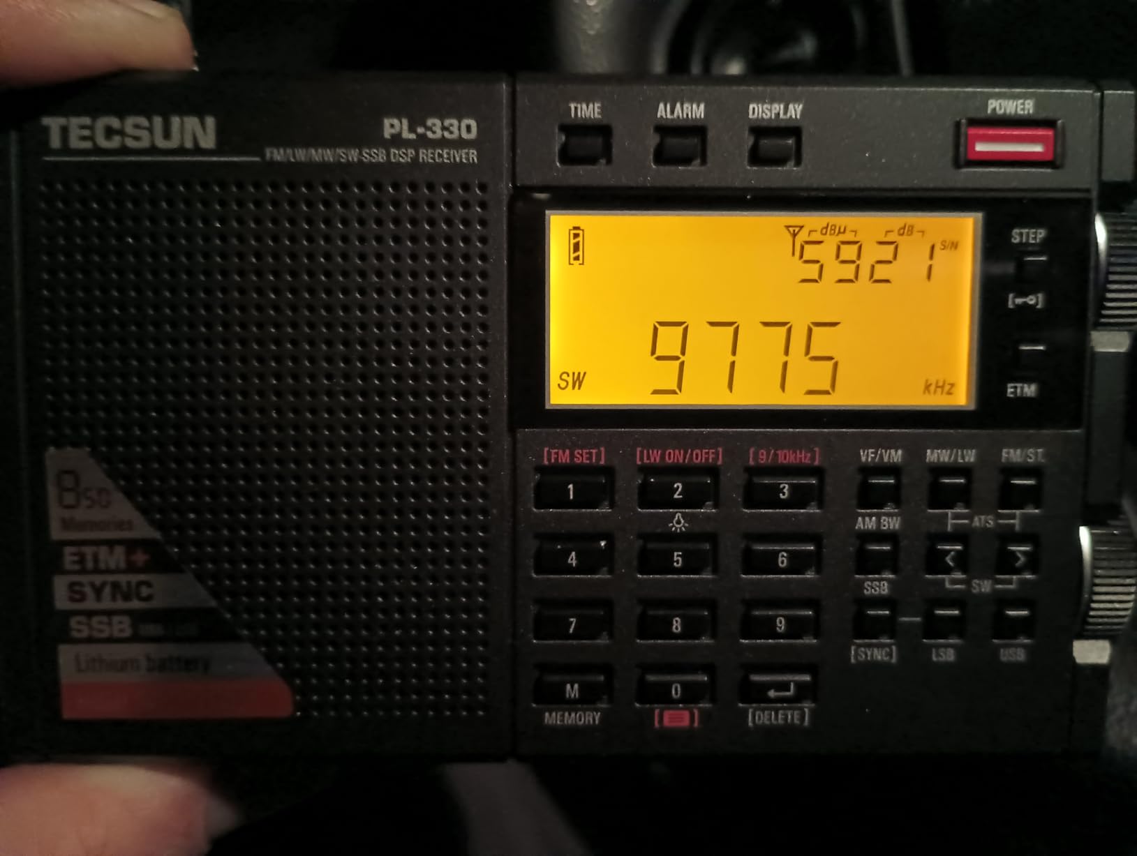 Tecsun Digital PL330 AM/FM/LW/SW Worldband Radio with Single Side Band Receiver customer photo 1