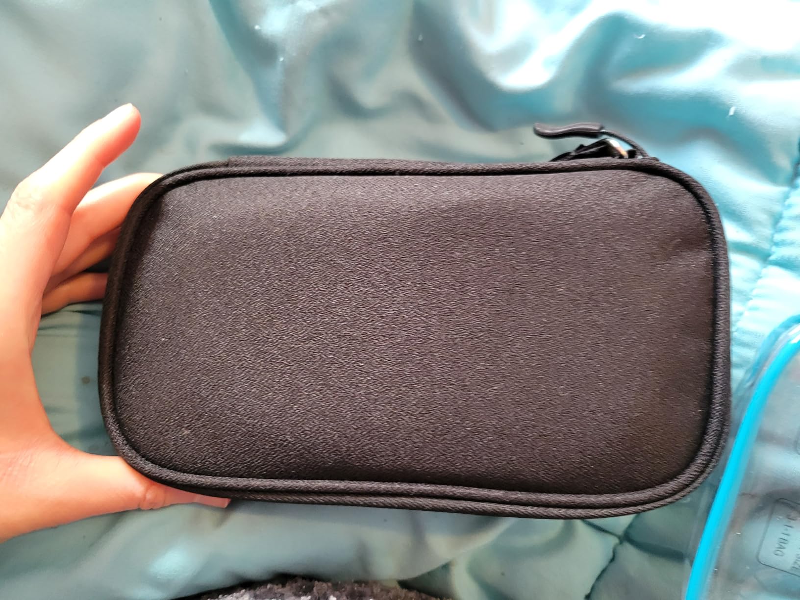 FYY Travel Cable Organizer Pouch Electronic Accessories Carry Case Portable Waterproof Double Layers All-in-One Storage Bag for Cord, Charger, Phone, Earphone Black customer photo 1