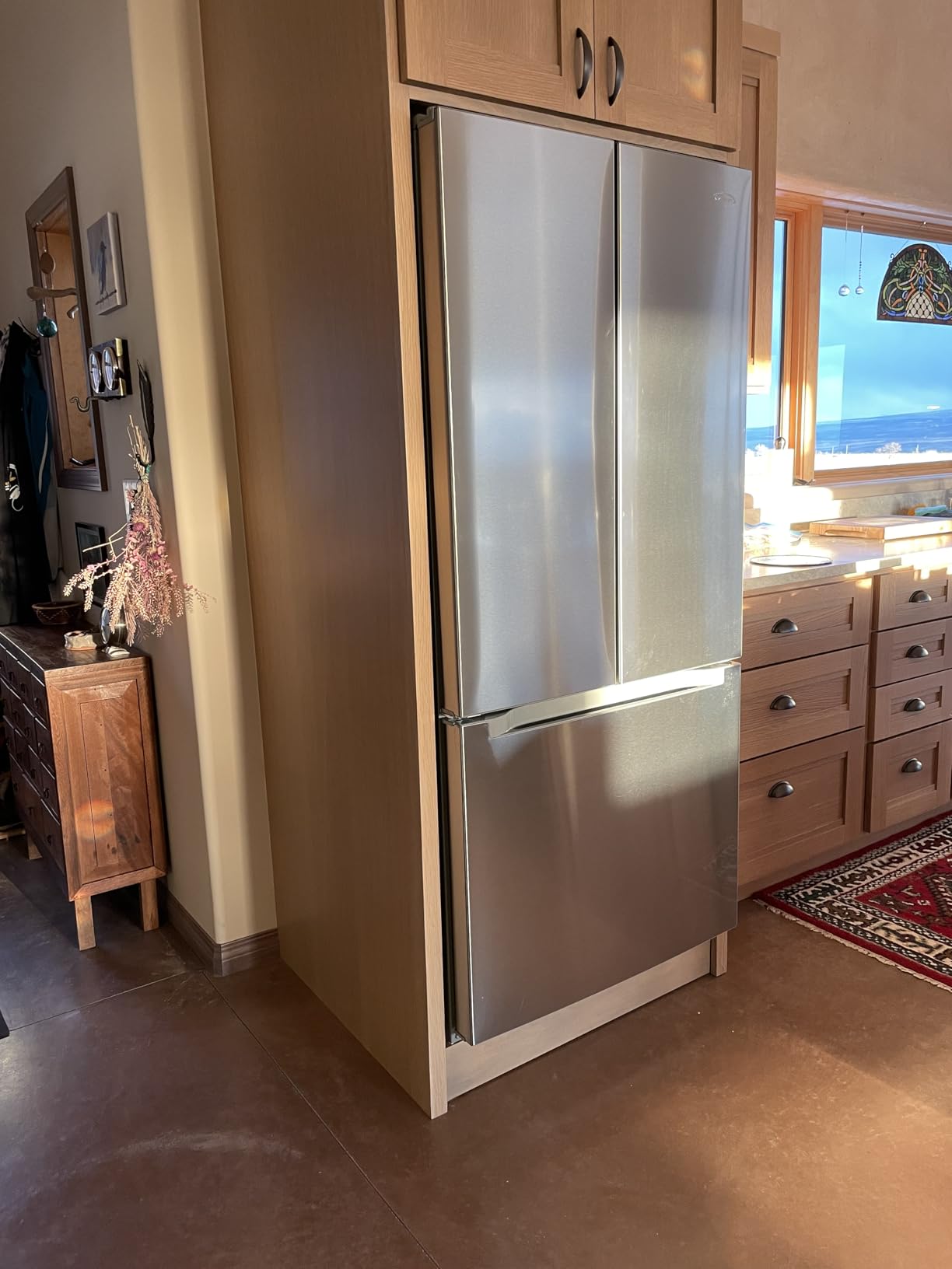 KoolMore Counter Depth French Door Refrigerator with Ice Maker, 4 Door Stainless-Steel Fridge - 22.5 Cu.Ft customer photo 1