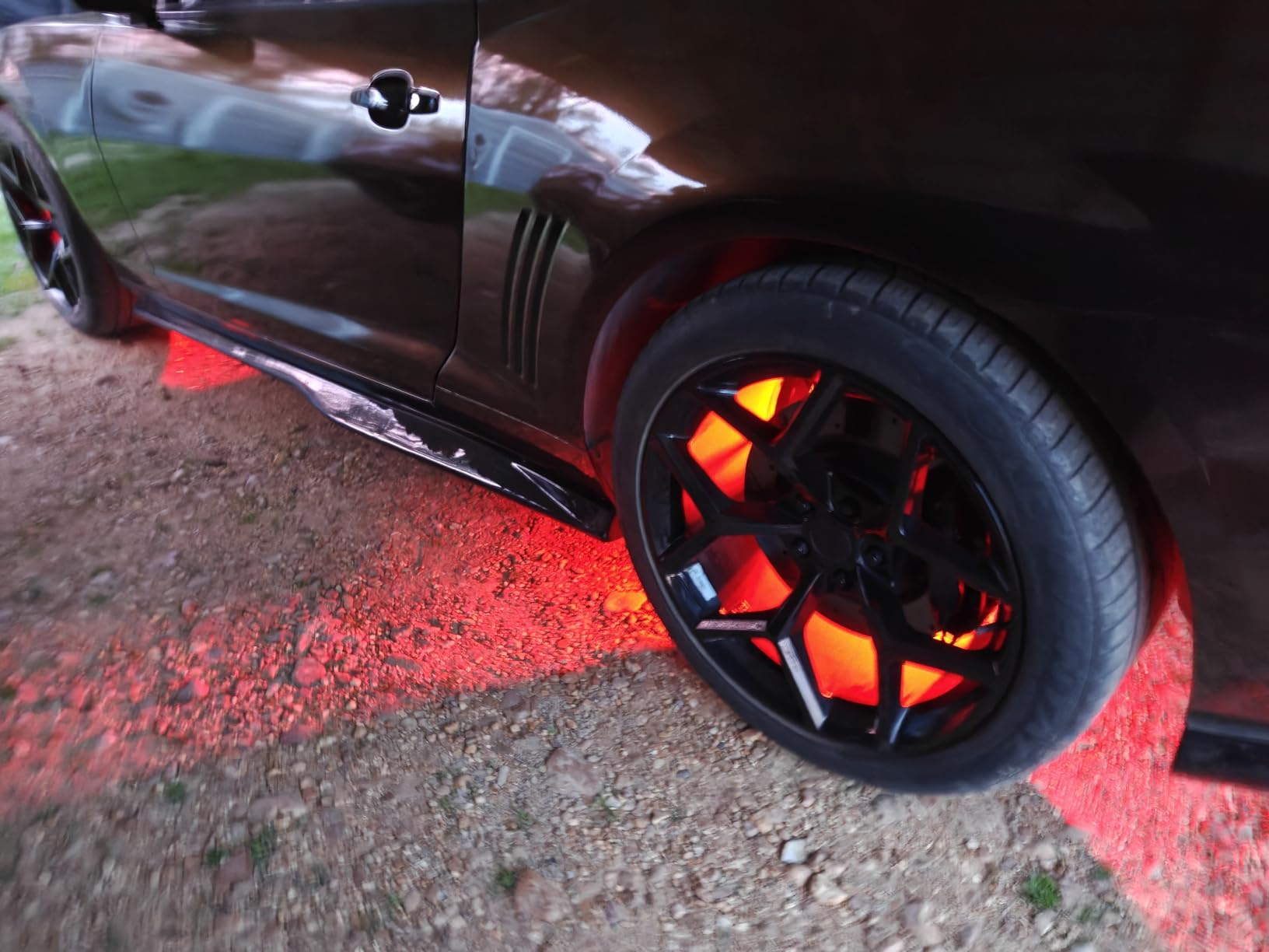 Xprite Jeep Rock Lights 10 Pods Wide Angle Bluetooth RGB LED Rocklights Kit, Multicolor Neon Lighting Footwell Underglow Kits w/Wireless Remote customer photo 2