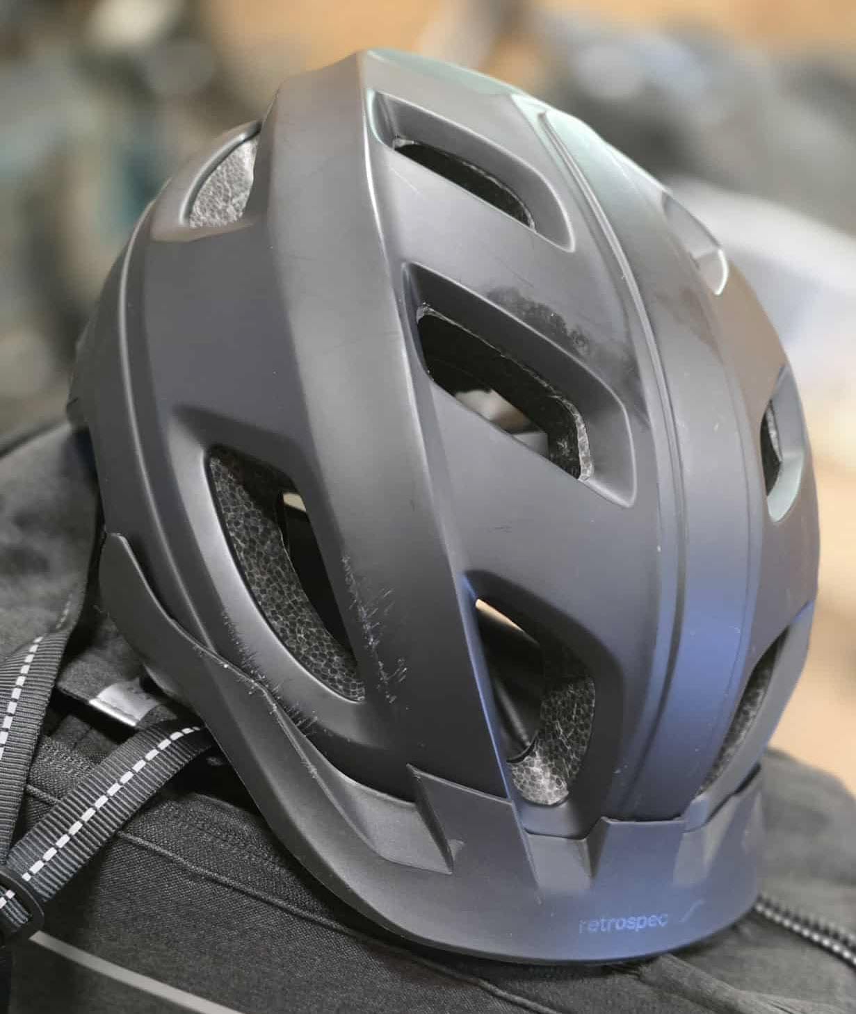 Retrospec Lennon Adult Bike Helmet with LED Safety Light Adjustable Dial & Removable Visor customer photo 1