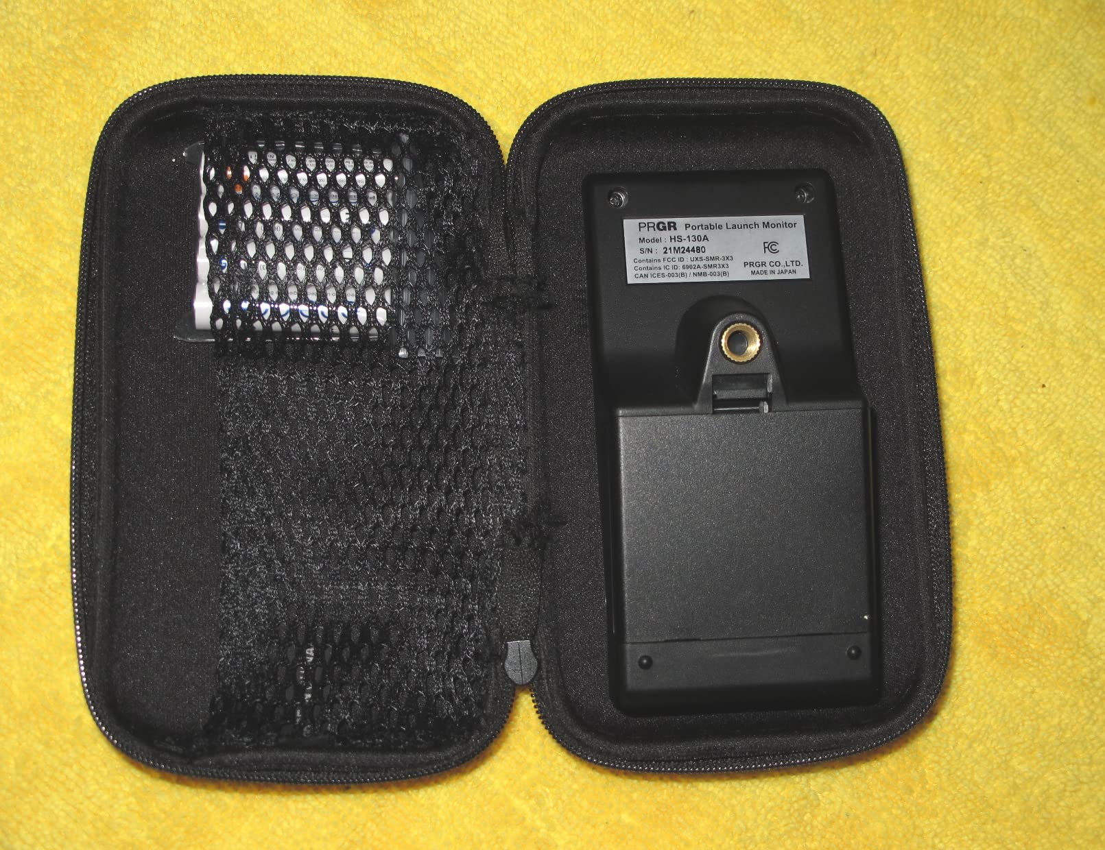 PRGR HS 130-A Portable Golf Launch Monitor | Doppler Radar Measures Club & Ball Speed, Smash Factor, Total & Carry Distance | Tracks Swing Speed Training Aids customer photo 2