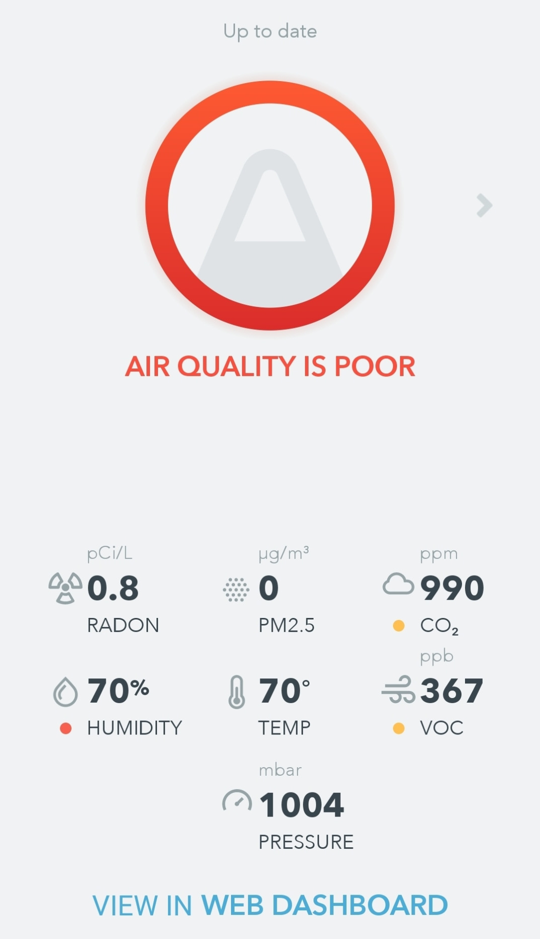 Airthings 2960 View Plus - Battery Powered Radon & Air Quality Monitor (PM, CO2, VOC, Humidity, Temp, Pressure) customer photo 1