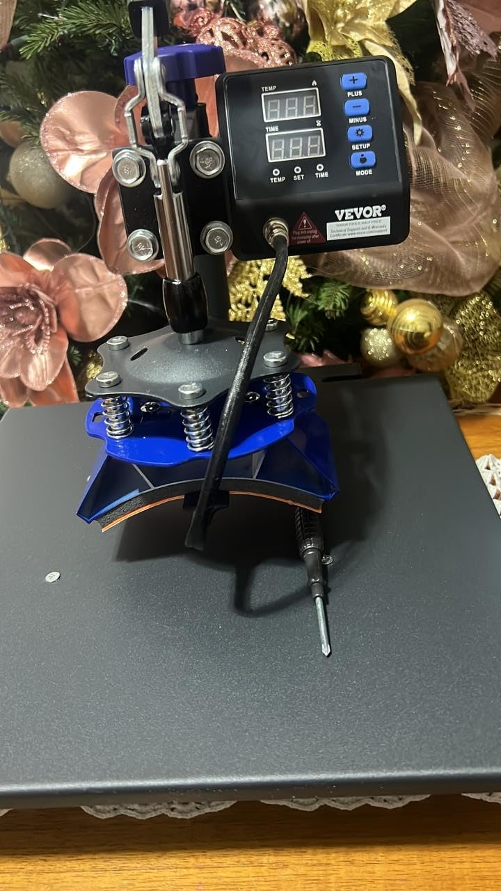 VEVOR 8 in 1 Heat Press Machine 15x15 Inch, 360° Swing Away Shirt Press Machine - Digital Professional Heat Transfer customer photo 2