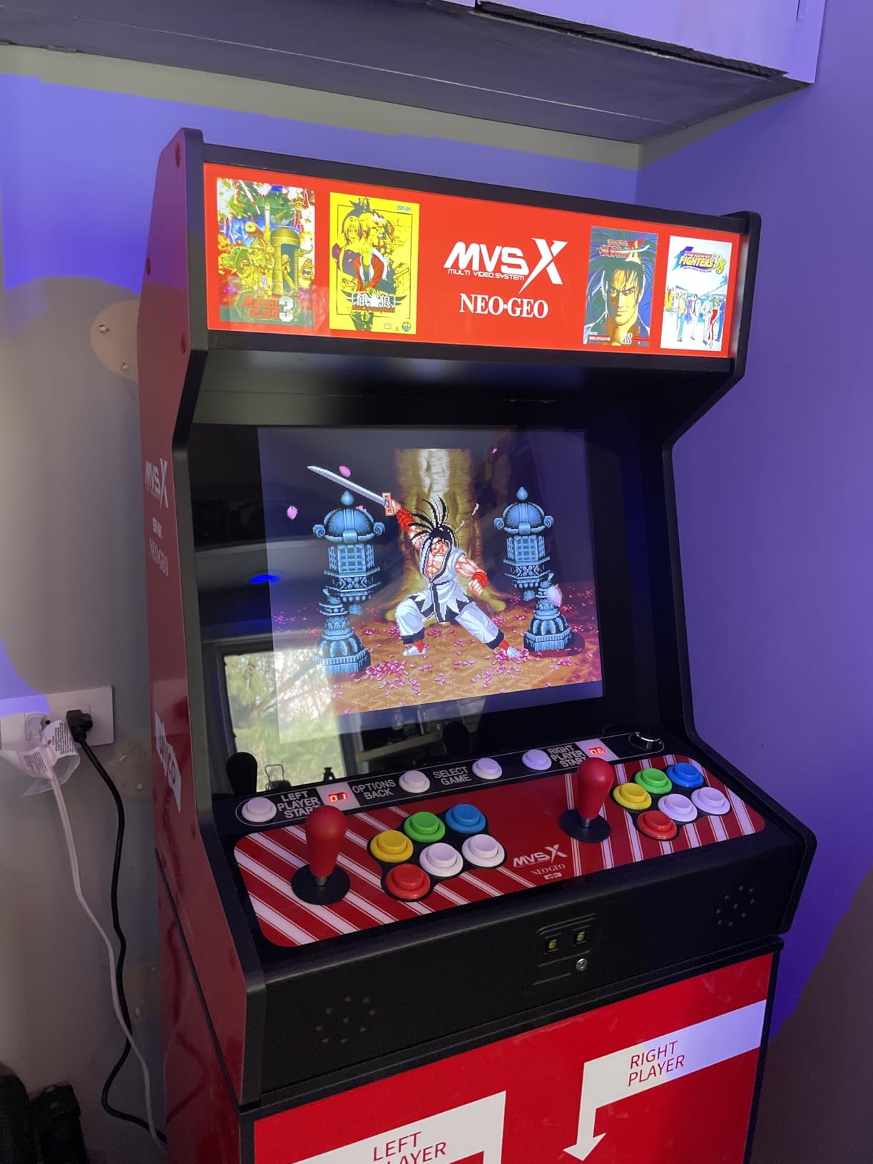 UNICO MVSX Home Arcade, Preloaded 50 SNK Licenced Retro Games, Support Two Players to Play Games Concurrently customer photo 2