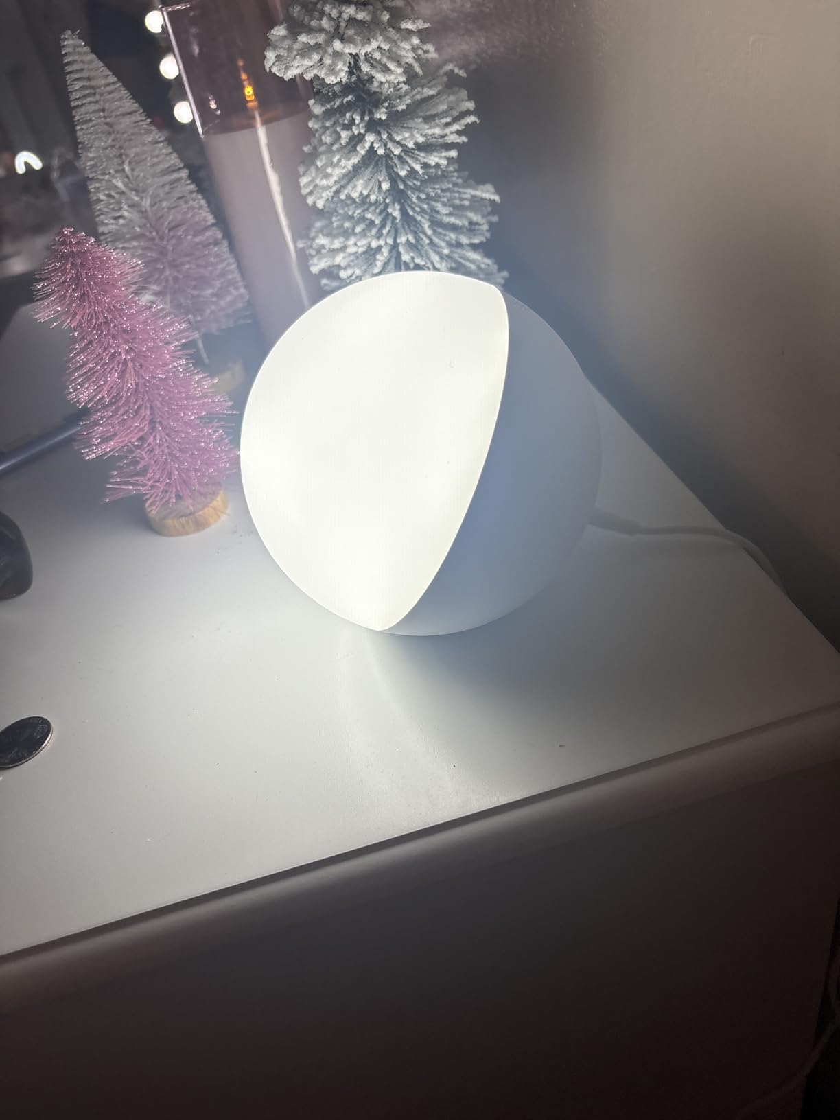 Hifree Smart Table Lamp, Dimmable Desk Lamp with App/Voice Control, LED RGB Color Changing Touch Lamp, Night Lamp for Bedroom Compatible with Alexa customer photo 2
