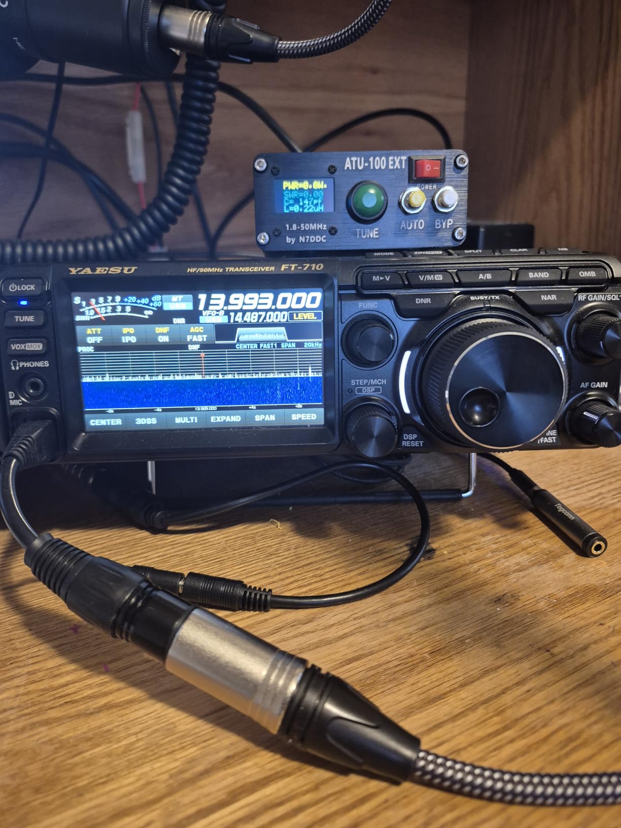 Malahit ATU-100 EXT Antenna Tuner 1.8-50MHz by N7DDC 7x7 0.96 Inch OLED Assembled customer photo 1