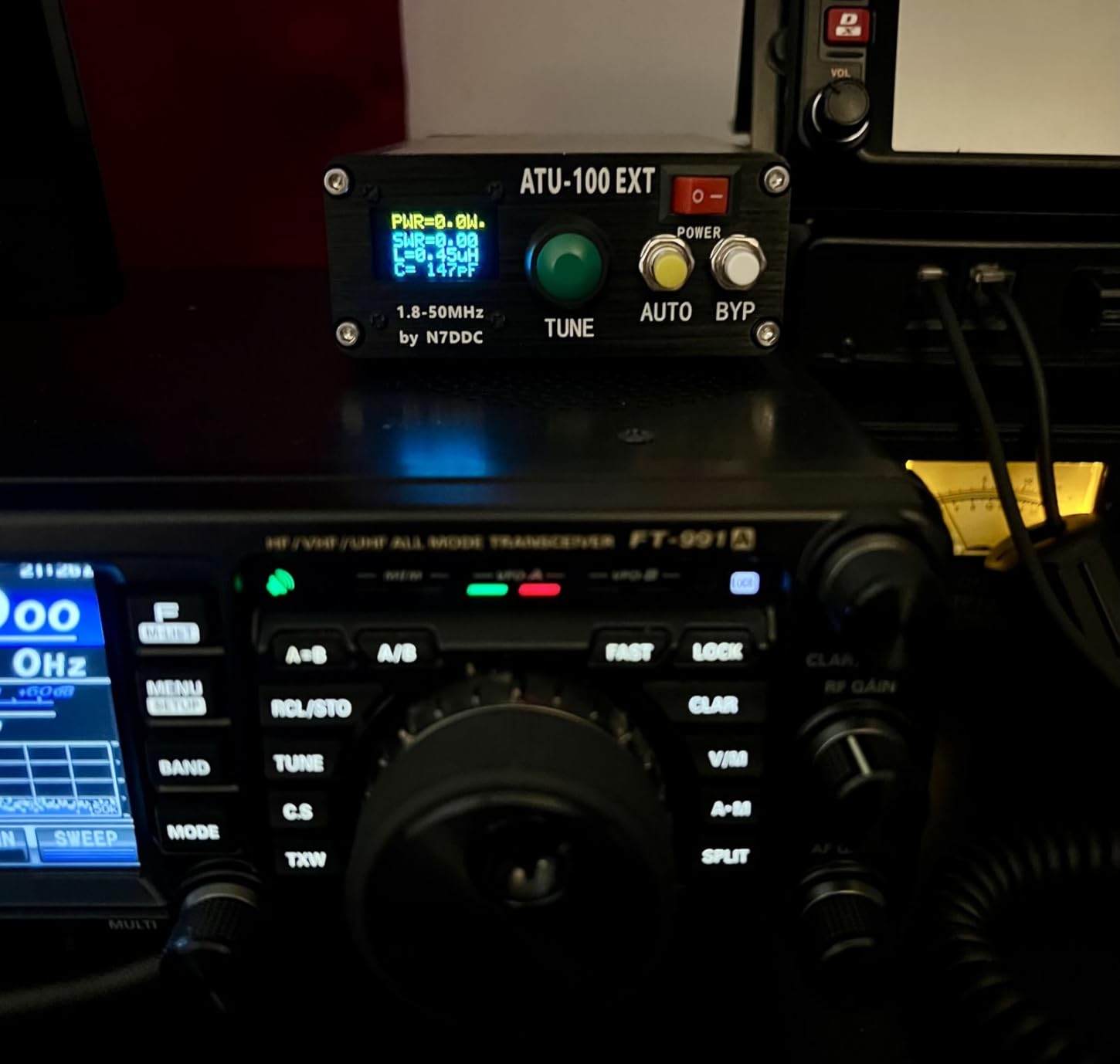 Malahit ATU-100 EXT Antenna Tuner 1.8-50MHz by N7DDC 7x7 0.96 Inch OLED Assembled customer photo 2