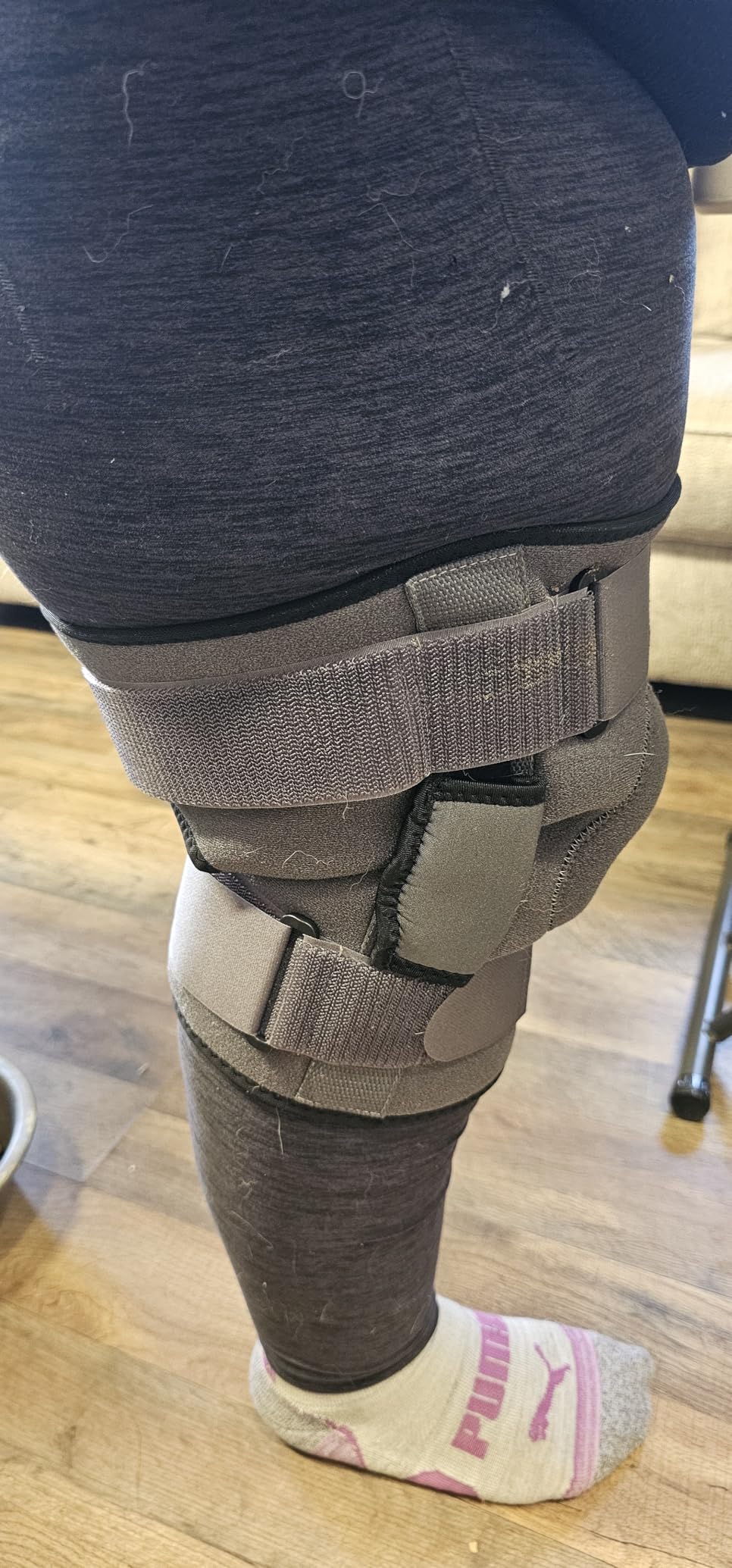 Sparthos Hinged Knee Brace - Relieves ACL, MCL, Meniscus Tear, Arthritis, Tendon Pain - Dual Metal Side Stabilizers customer photo 2