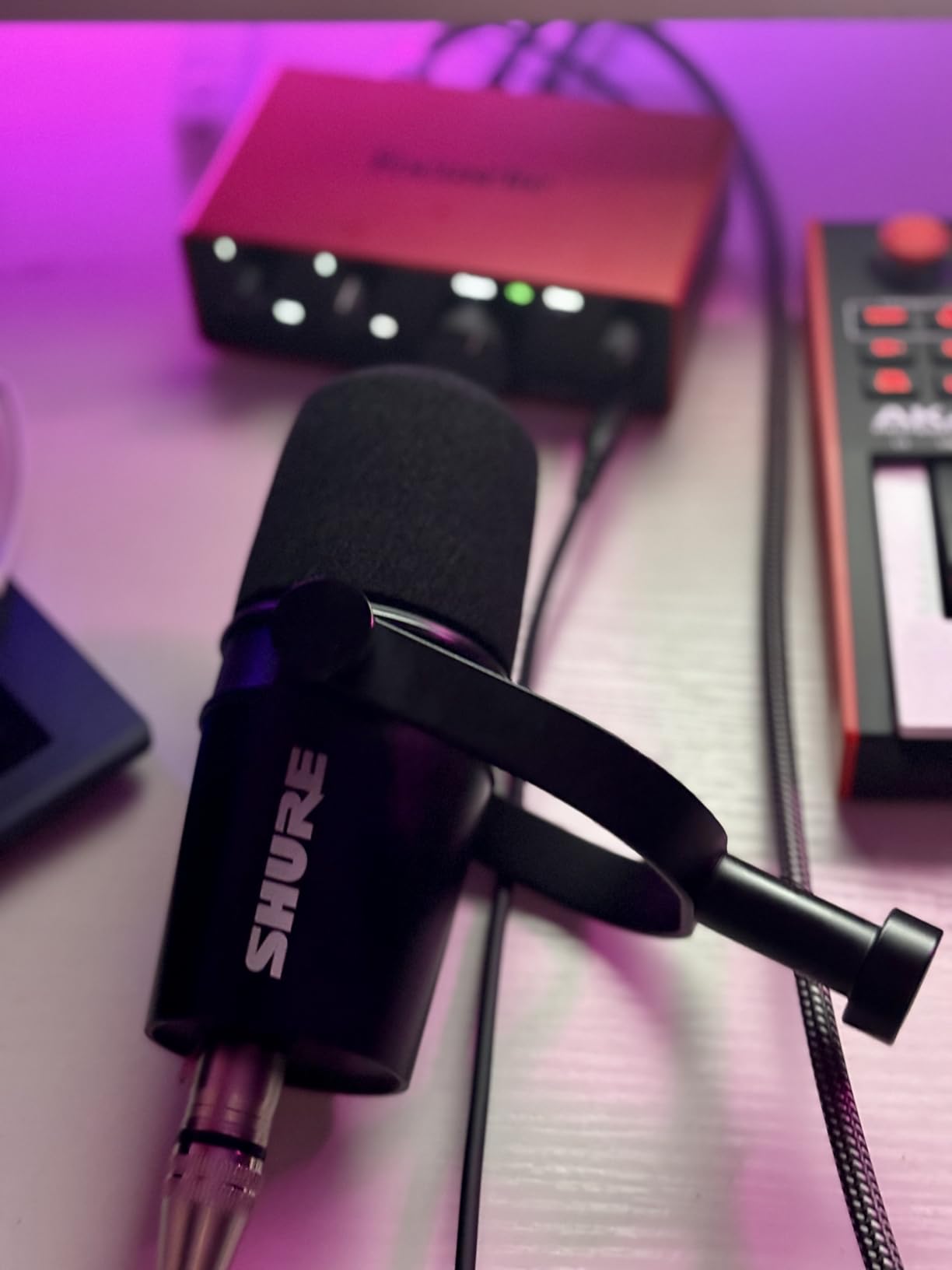 Shure MV7X XLR Dynamic Microphone customer photo 1