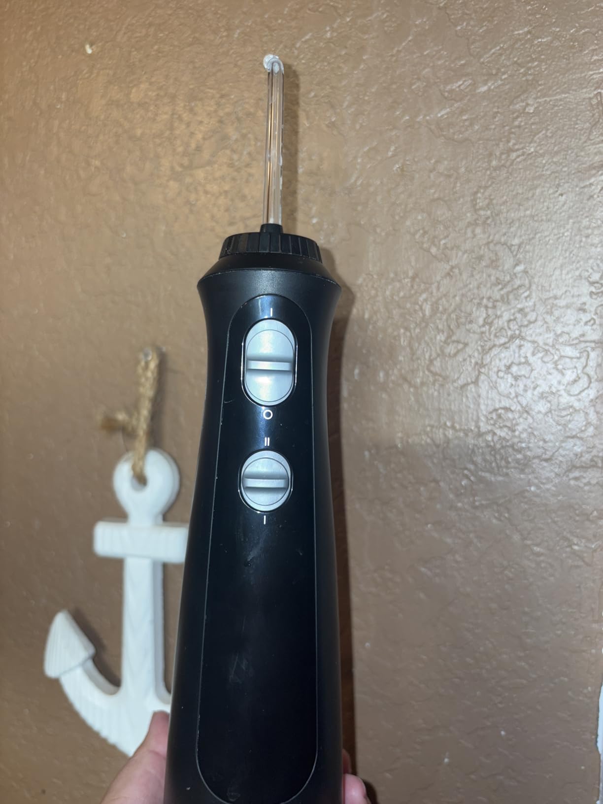 Waterpik Cordless Pearl Rechargeable Portable Water Flosser for Teeth, Gums, Braces Care and Travel, Extra Quiet, 4 Flossing Tips - ADA Accepted, WF-13 White, Amazon Exclusive customer photo 2