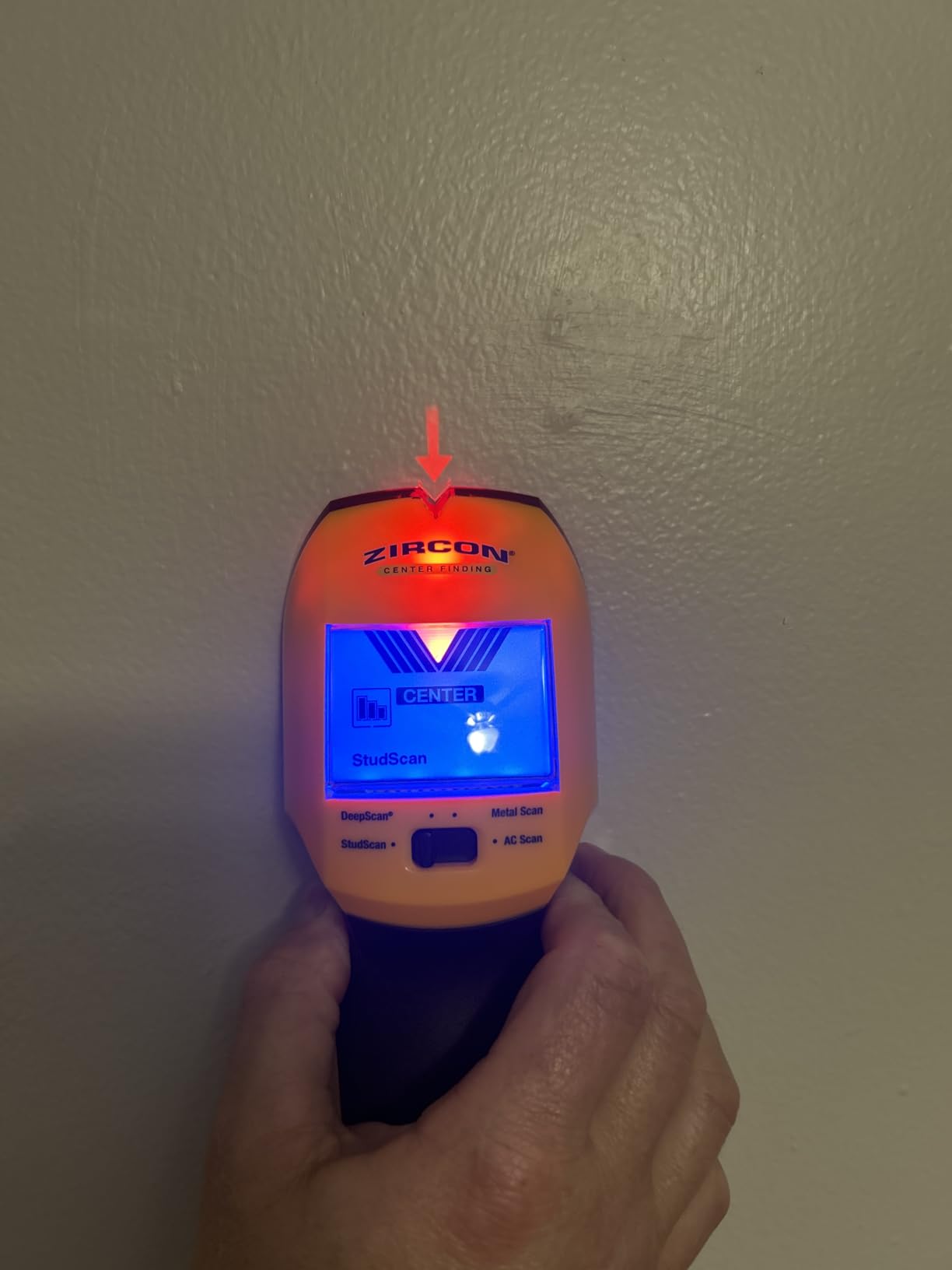 Zircon MultiScanner A250 All-in-One Stud Finder & Wall Scanner - Metal Detector + Live AC Wire Scanner with ACT, SpotLite Pointer & 4 Scan Modes customer photo 1