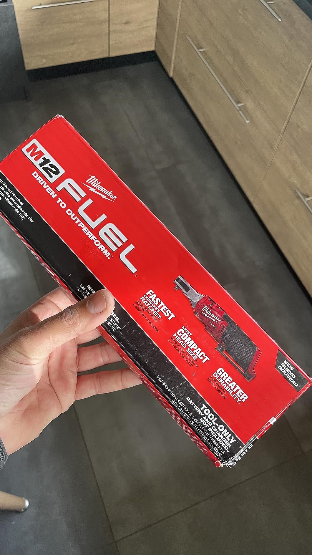 Milwaukee 2566-20 M12 FUEL Brushless Lithium-Ion 1/4 in. Cordless High Speed Ratchet (Tool Only) customer photo 1
