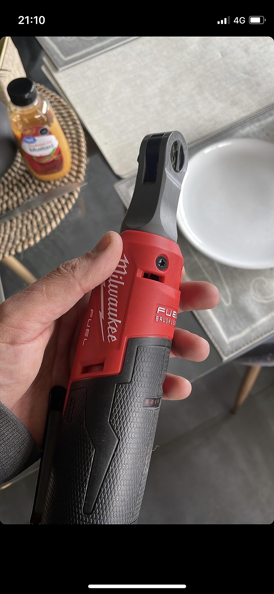 Milwaukee 2566-20 M12 FUEL Brushless Lithium-Ion 1/4 in. Cordless High Speed Ratchet (Tool Only) customer photo 2