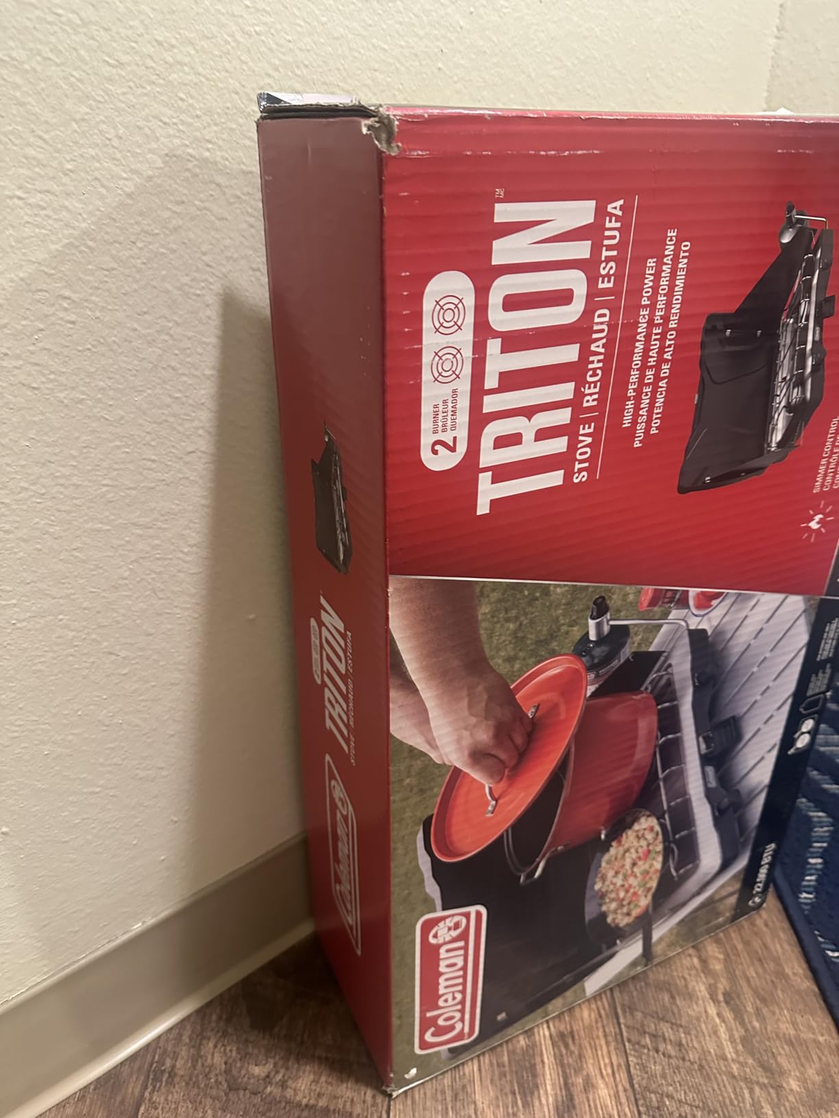 Coleman Triton 2-Burner Propane Stove, Portable Camping Cooktop customer photo 1