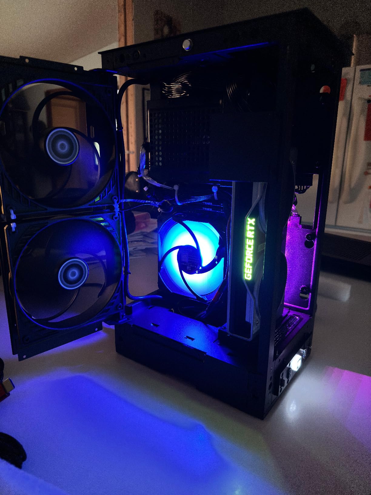 HYTE Revolt 3 Small Form Factor Premium ITX Computer Gaming Case Only, Metal, Black customer photo 1