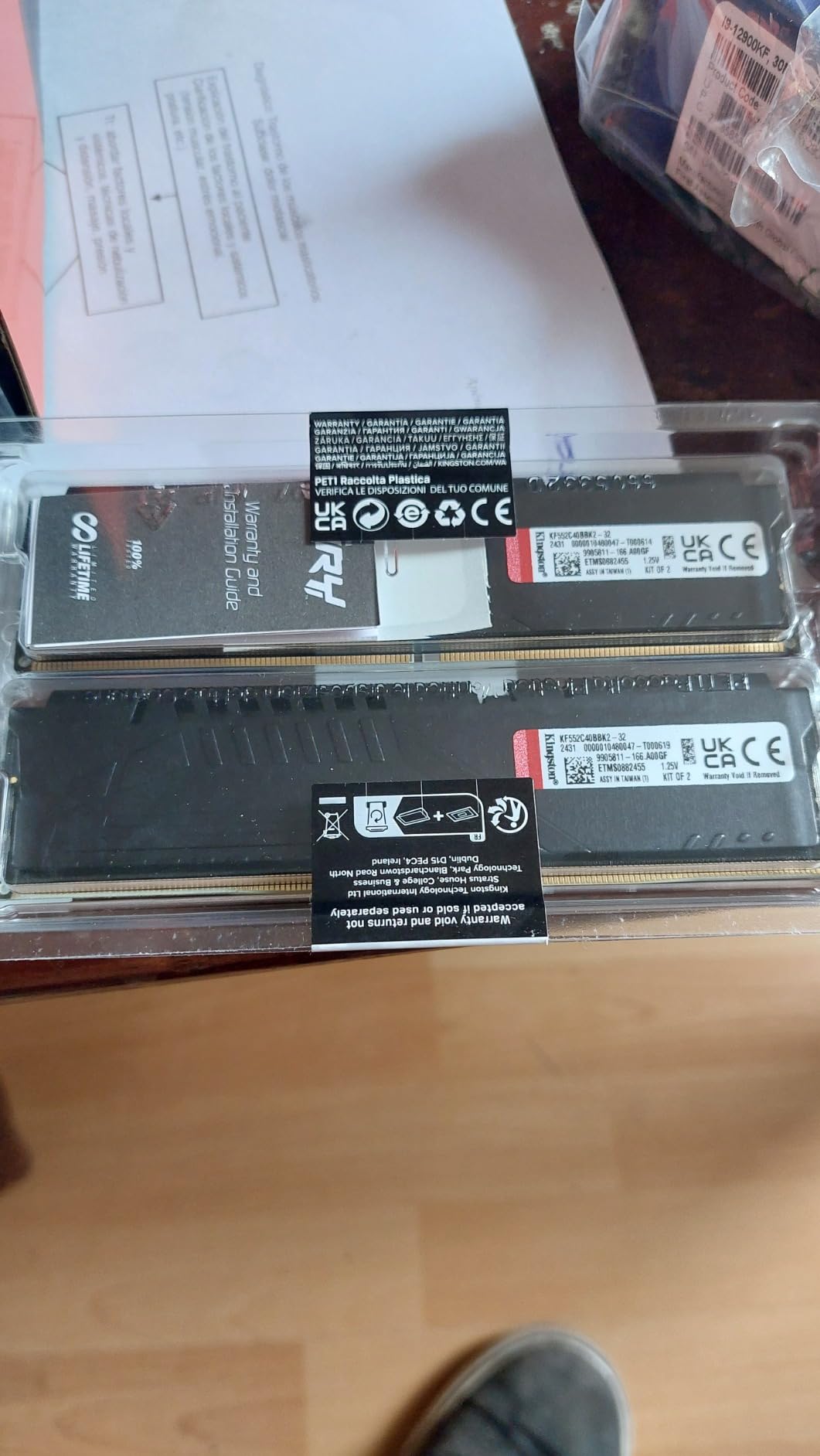 Kingston FURY Beast 32GB (2x16GB) 5200MT/s DDR5 CL40 Desktop Memory Kit - KF552C40BBK2-32 customer photo 2