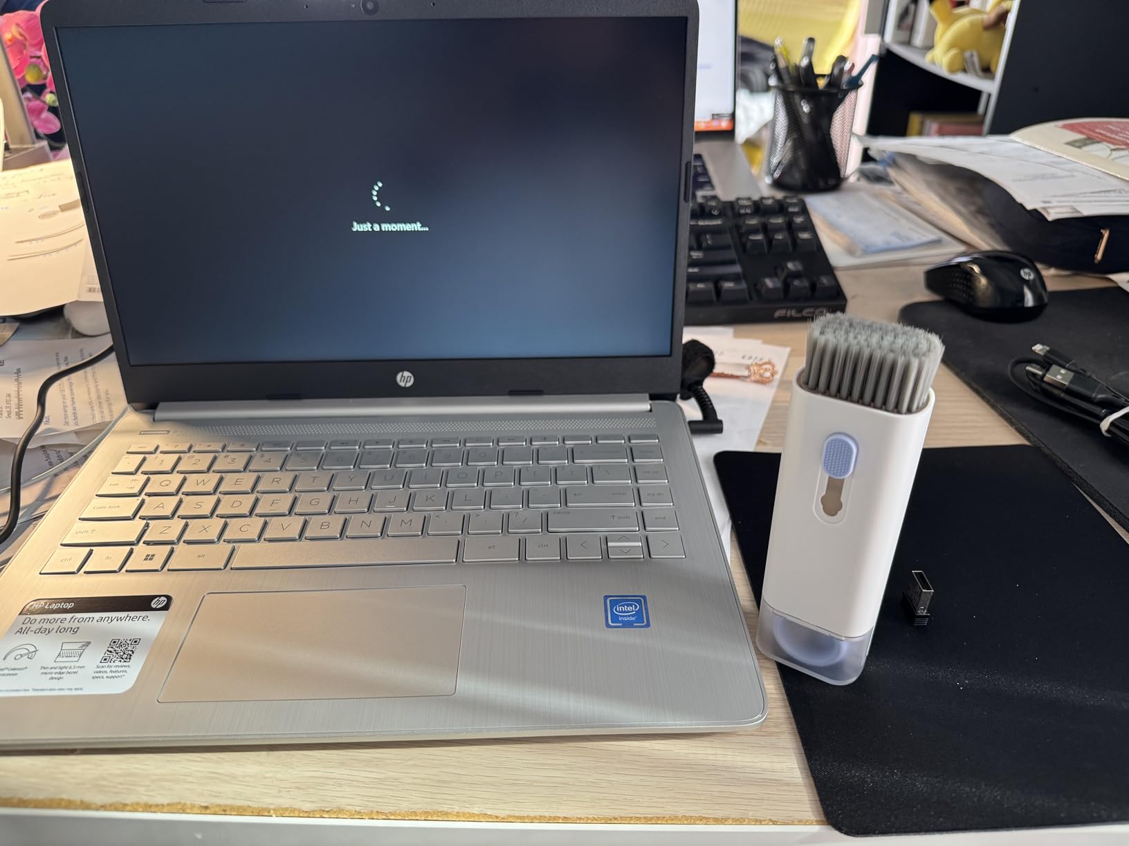 HP Stream 14 Student Business Laptop, Microsoft Office 365, Copilot AI, 8GB RAM, 128GB UFS, 1TB Cloud Storage, Intel N150 Processor (Quad-core), Willow Green, Windows 11 Home customer photo 1