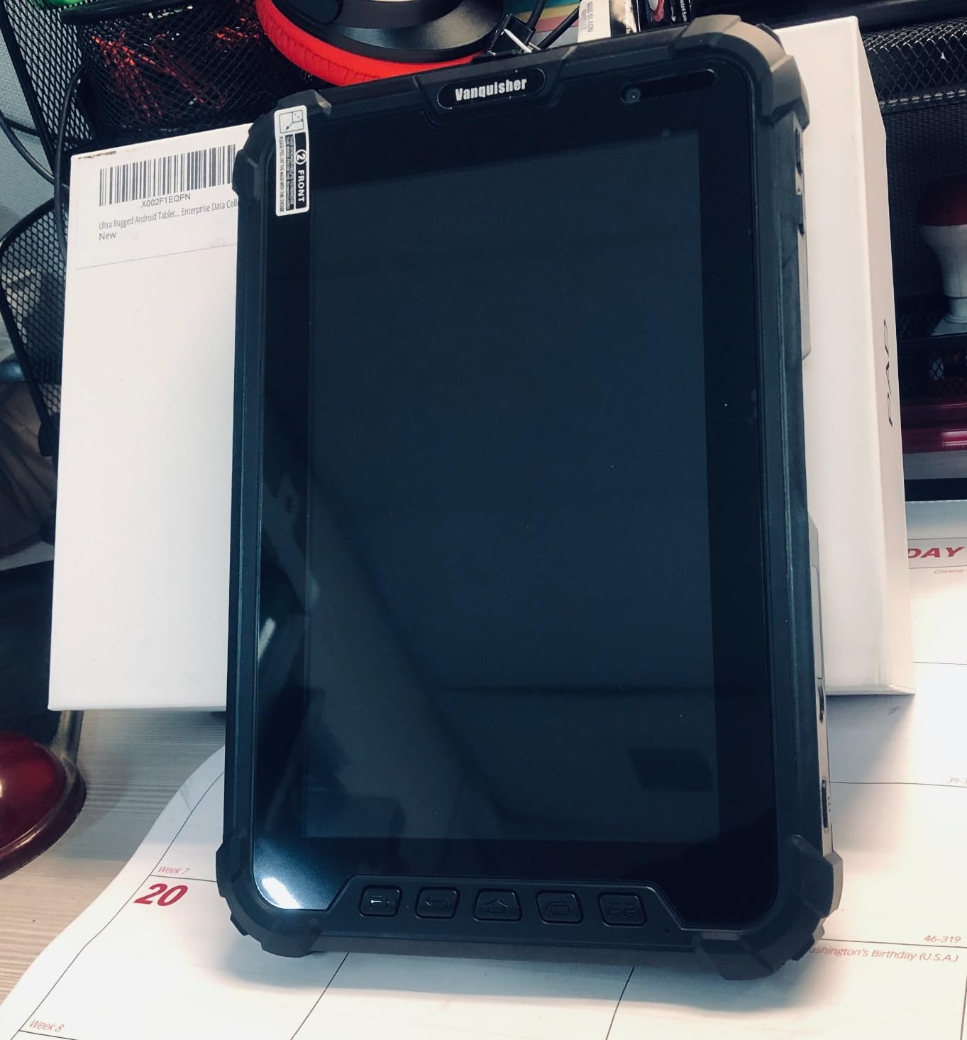 Rugged Industrial Tablet PC Android Barcode Scanner with Honeywell 2D Bar Scan Engine, 7200mAH Battery, WiFi & 4G LTE, Thin & Light Weight, for Warehouse & Logistics customer photo 2