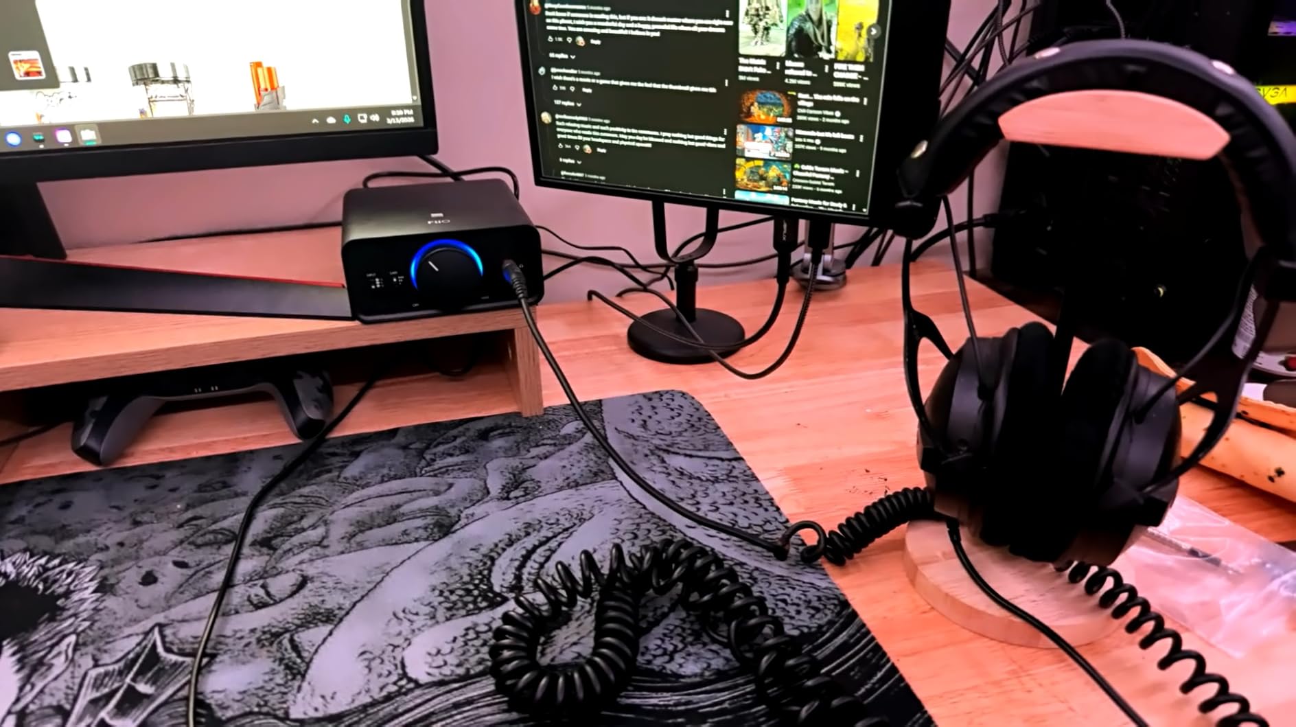 FiiO K5Pro ESS Amplifier Headphone Amps Stereo High Resolution Portable Desktop DAC 768K/32Bit and Native DSD512 for Home Audio/PC 6.35mm Headphone Out/RCA Line-Out/Coaxial/Optical Inputs (Black) customer photo 2