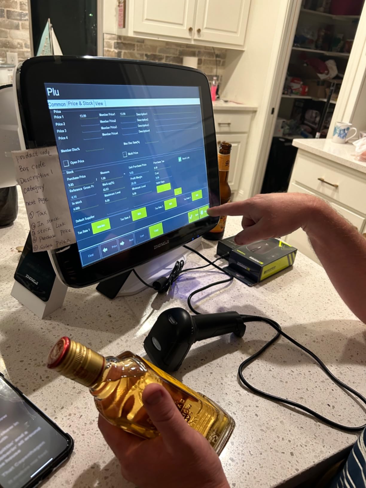 MEETSUN POS System, Cash Register for Restaurant, Includes Touch Screen, 80MM Thermal Printer, Cash Drawer, Windows 10, POS Software customer photo 1