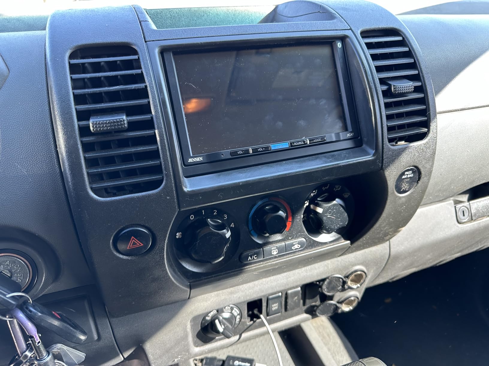 JENSEN J1CA7 7-inch Certified Apple CarPlay Android Auto | Double DIN Touchscreen Car Stereo Radio | Bluetooth Hands Free Calling & Music Streaming | Backup Camera Input | USB Playback & Charging customer photo 1